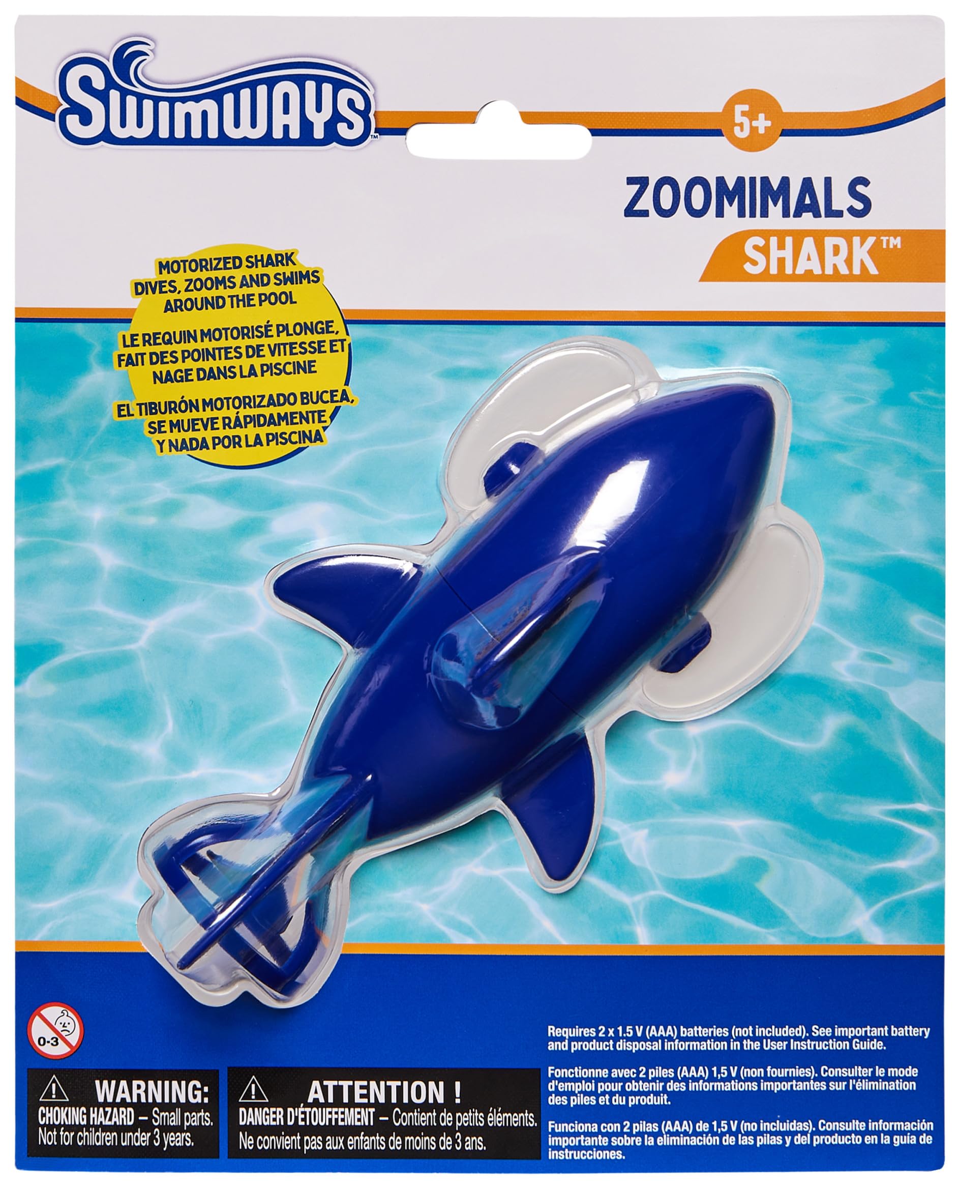 Foto 2 pulgar | Juguete Con Forma De Tiburón Swimways Zoomimals Para Niños De 5 Años En Adelante - Venta Internacional.