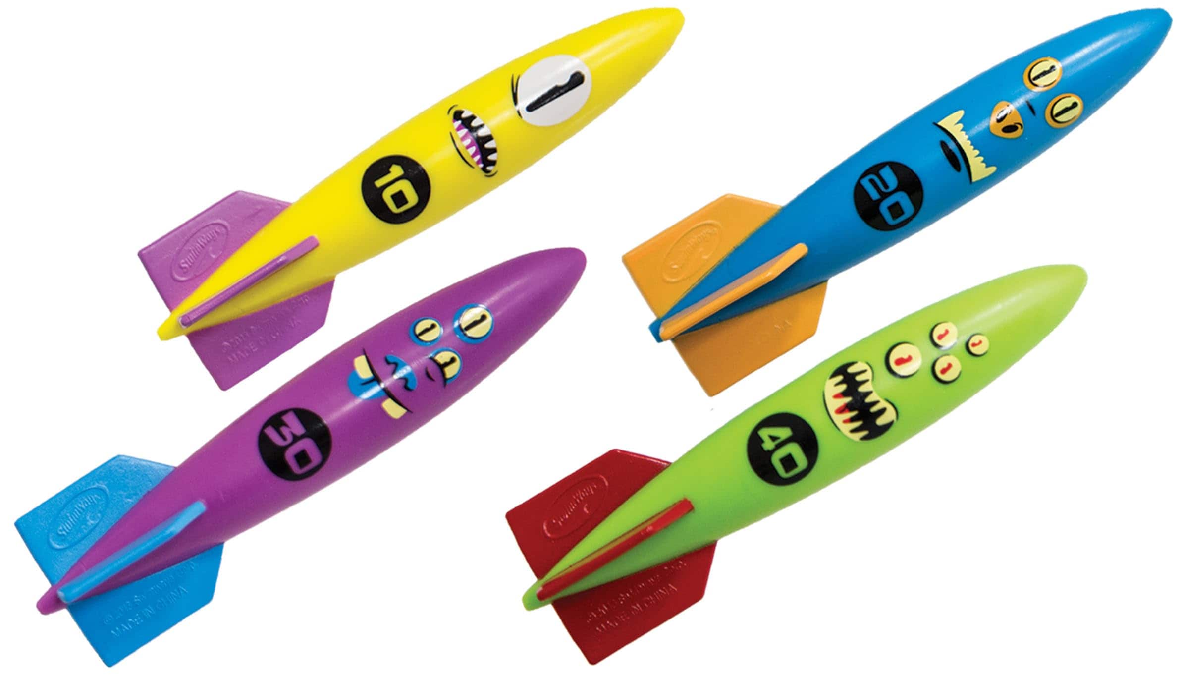 Juguetes De Buceo En Piscina Swimways Toypedo Bandits, Paquete De 4 - Venta Internacional. $404