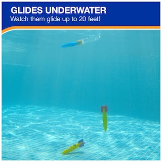 Foto 2 | Juguetes De Buceo En Piscina Swimways Toypedo Bandits, Paquete De 4 - Venta Internacional.
