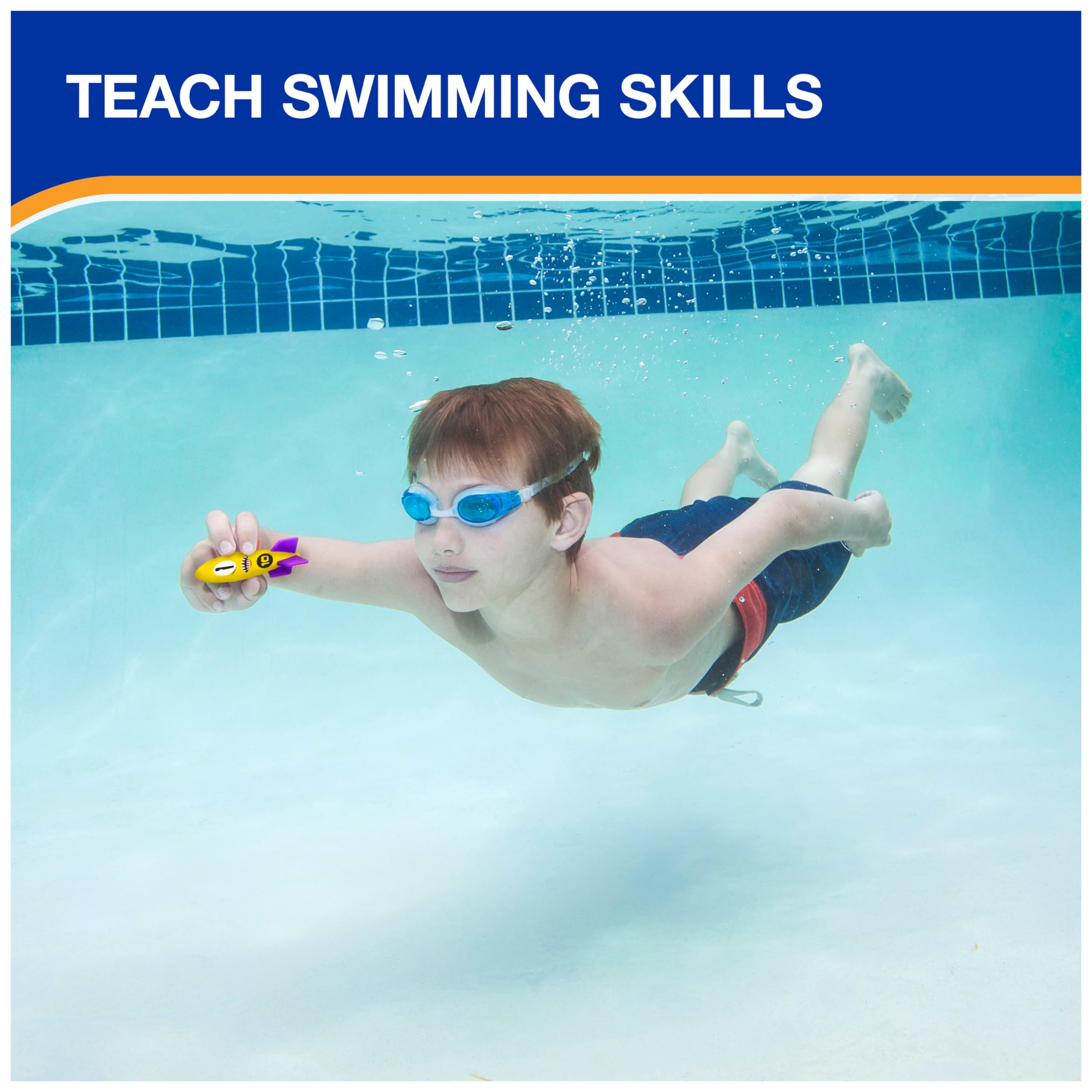 Foto 5 pulgar | Juguetes De Buceo En Piscina Swimways Toypedo Bandits, Paquete De 4 - Venta Internacional.