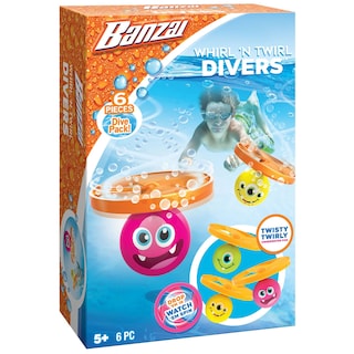 Foto 1 | Set De Buceo Para Agua Y Piscina Banzai Whirl 'n Twirl, 6 Piezas - Venta Internacional.