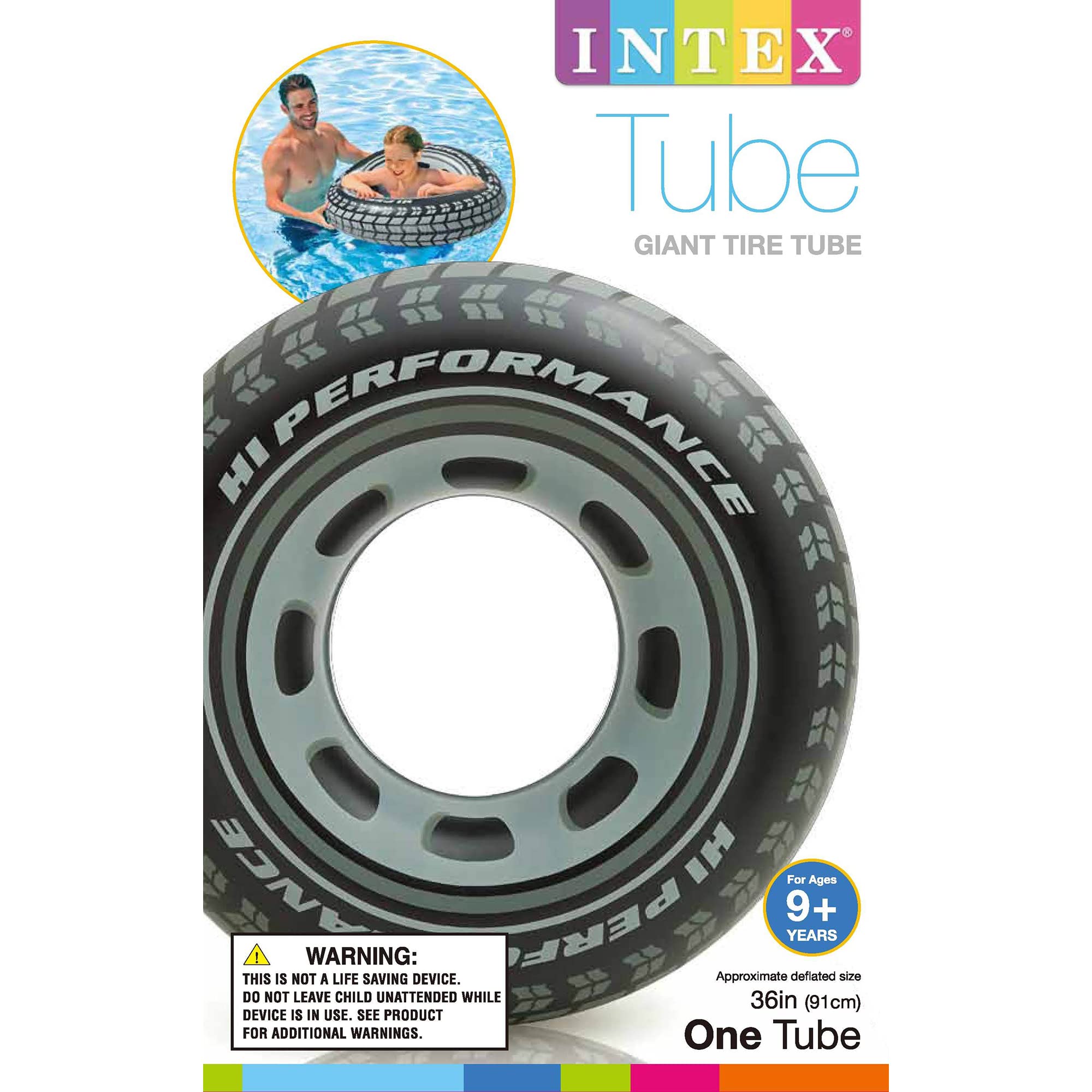 Foto 7 pulgar | Tubos Inflables Para Neumáticos Intex De 36 Cm Para Piscina, Lago Y Océano - Venta Internacional.