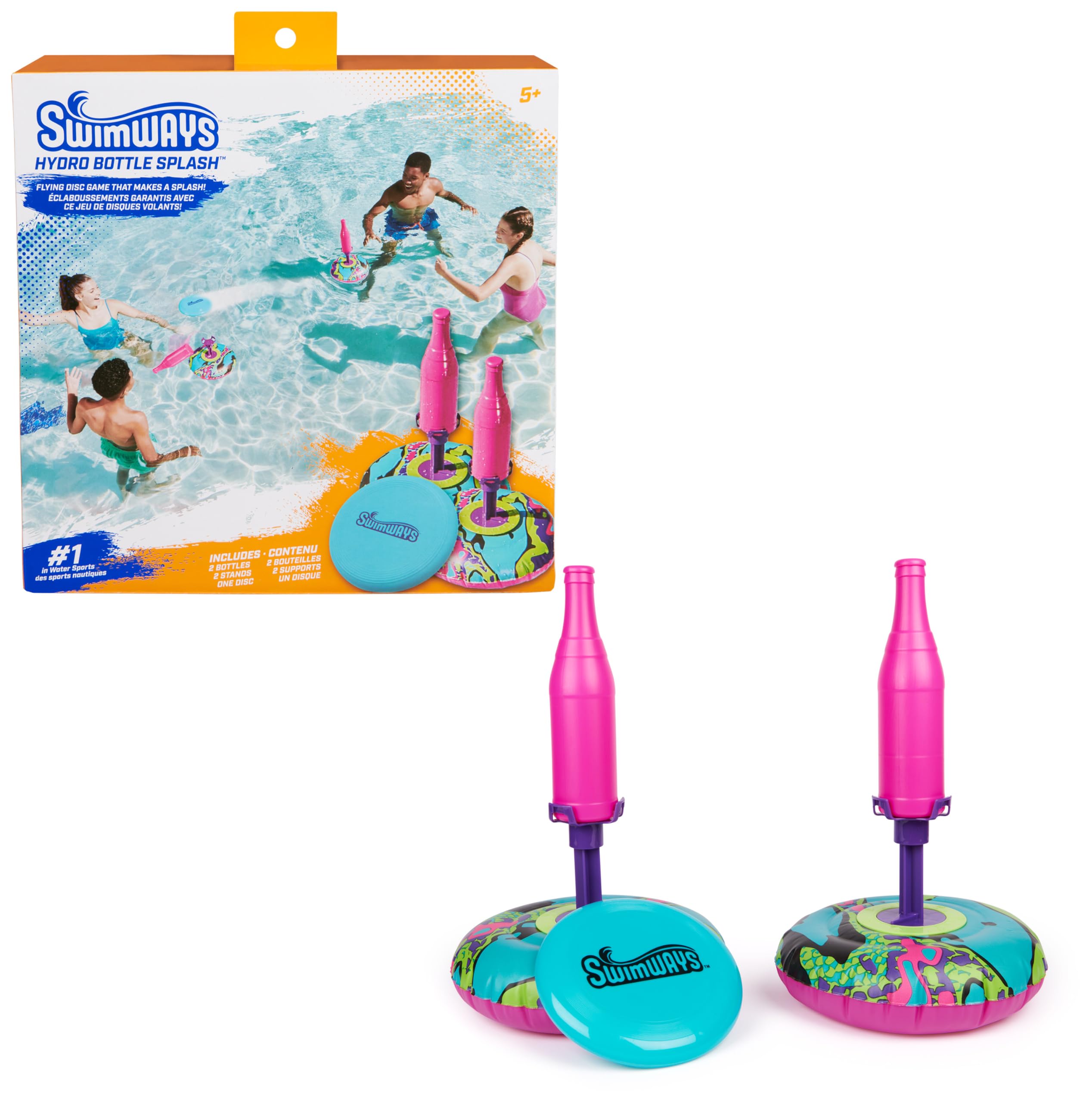 Juego De Billar Swimways Hydro Bottle Splash Para Niños Y Adultos - Venta Internacional. $438