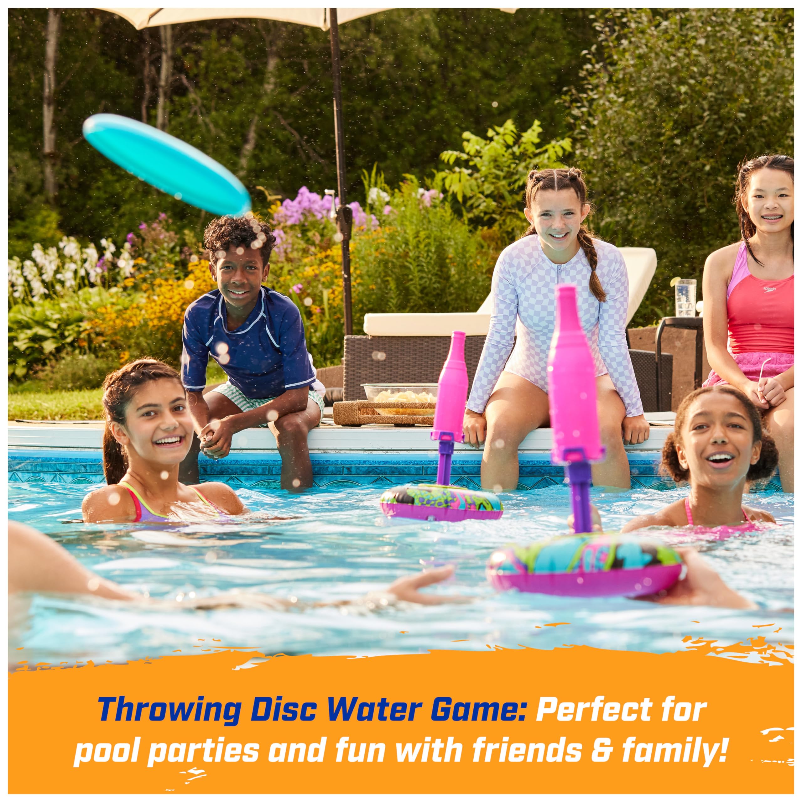 Foto 7 pulgar | Juego De Billar Swimways Hydro Bottle Splash Para Niños Y Adultos - Venta Internacional.