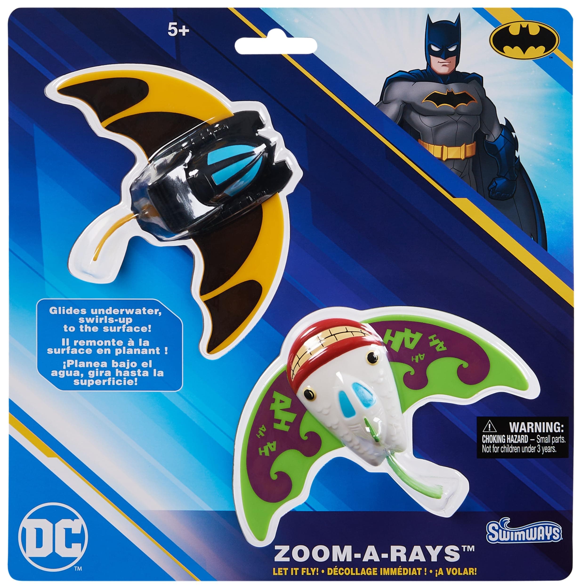 Water Toys Swimways Dc Batman Zoom-a-rays Para Niños De Más De 5 Años, Paquete De 2 - Venta Internacional. $414