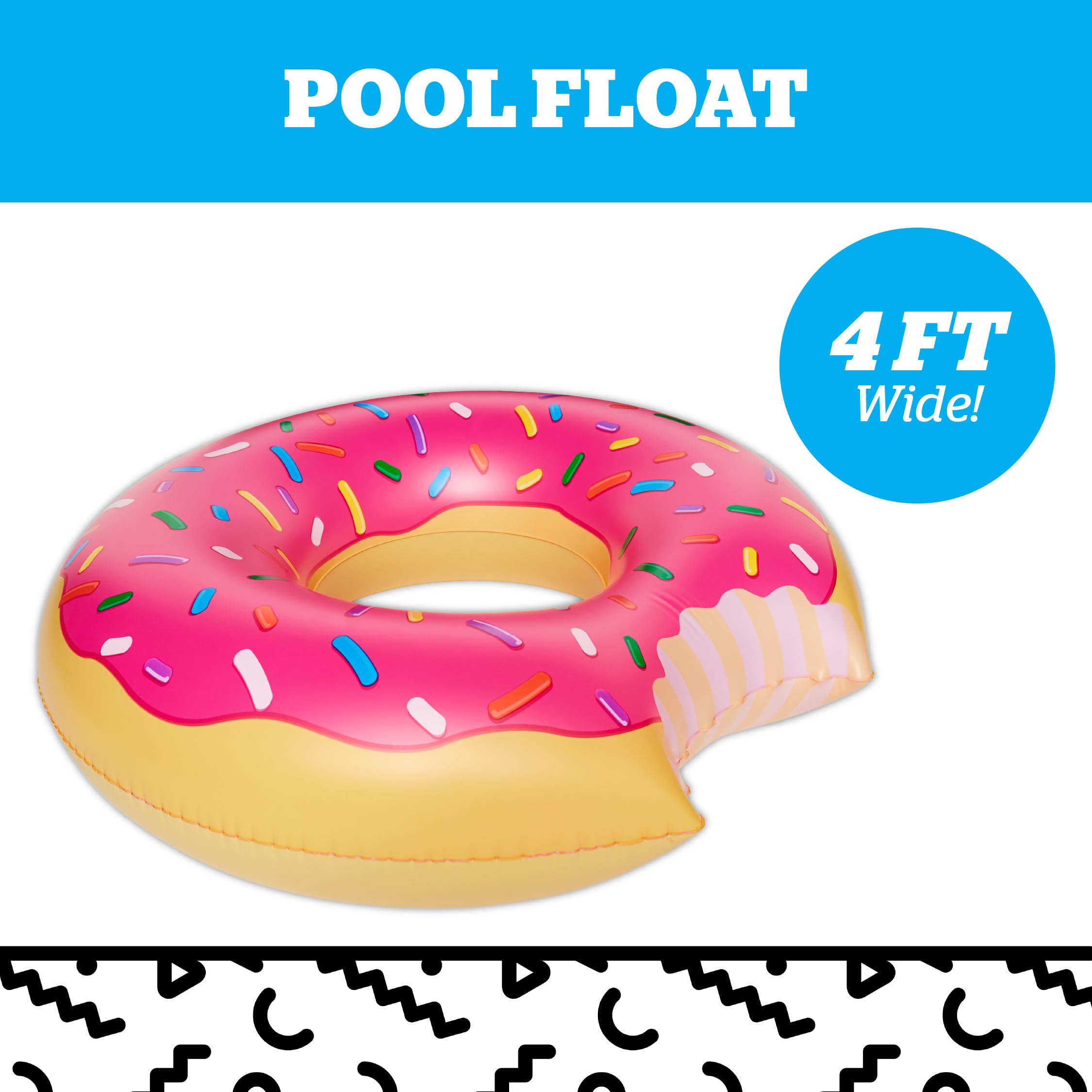 Foto 4 pulgar | Donut Gigante Helado De Pool Float Bigmouth Inc., Hinchable De 1,2 M - Venta Internacional.