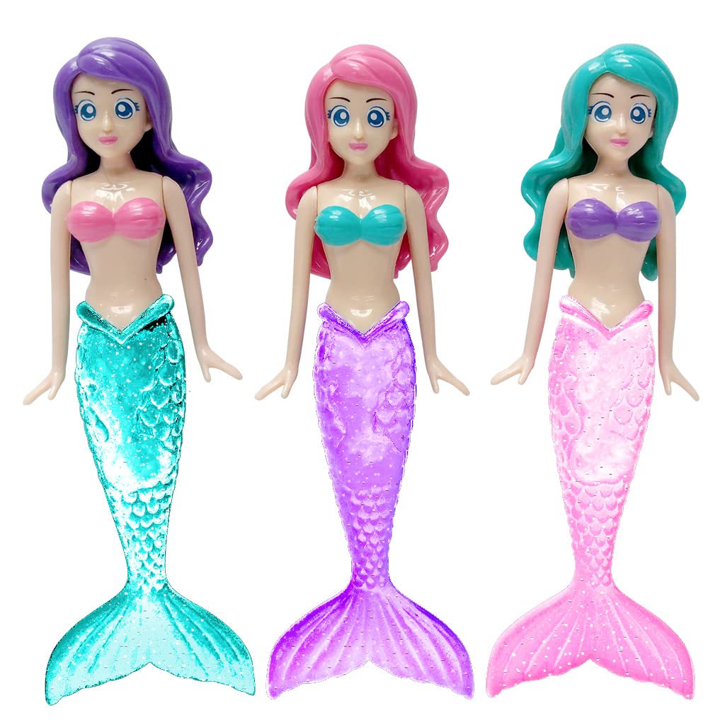 Foto 3 pulgar | Dive Toys Banzai Sparkle Mermaid Con Colas Brillantes - Venta Internacional.