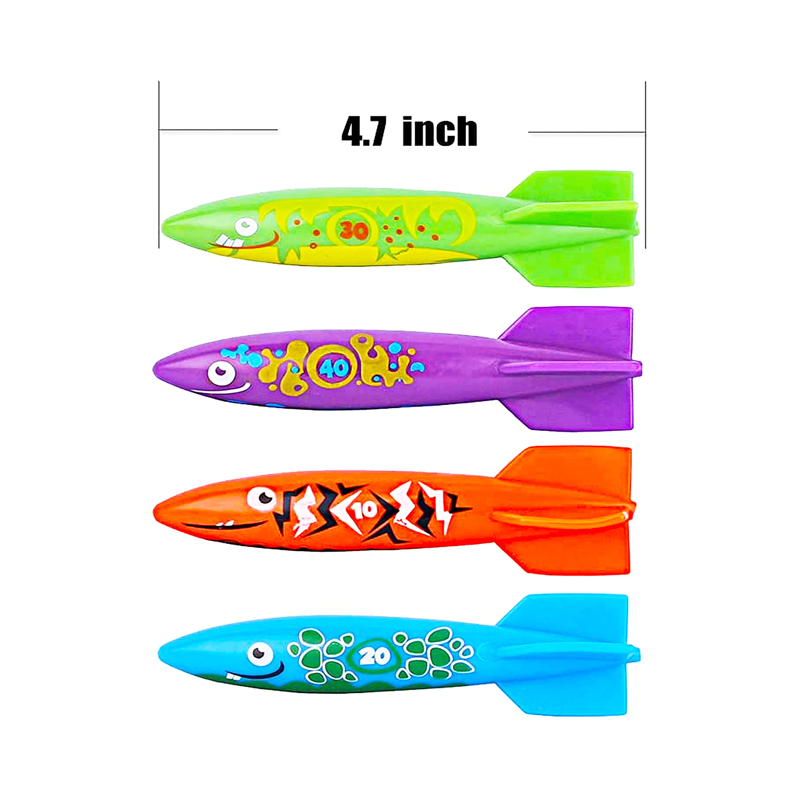 Foto 3 pulgar | Juguete De Buceo Carykon Gliding Shark Lanzando Torpedos 8 Unidades - Venta Internacional