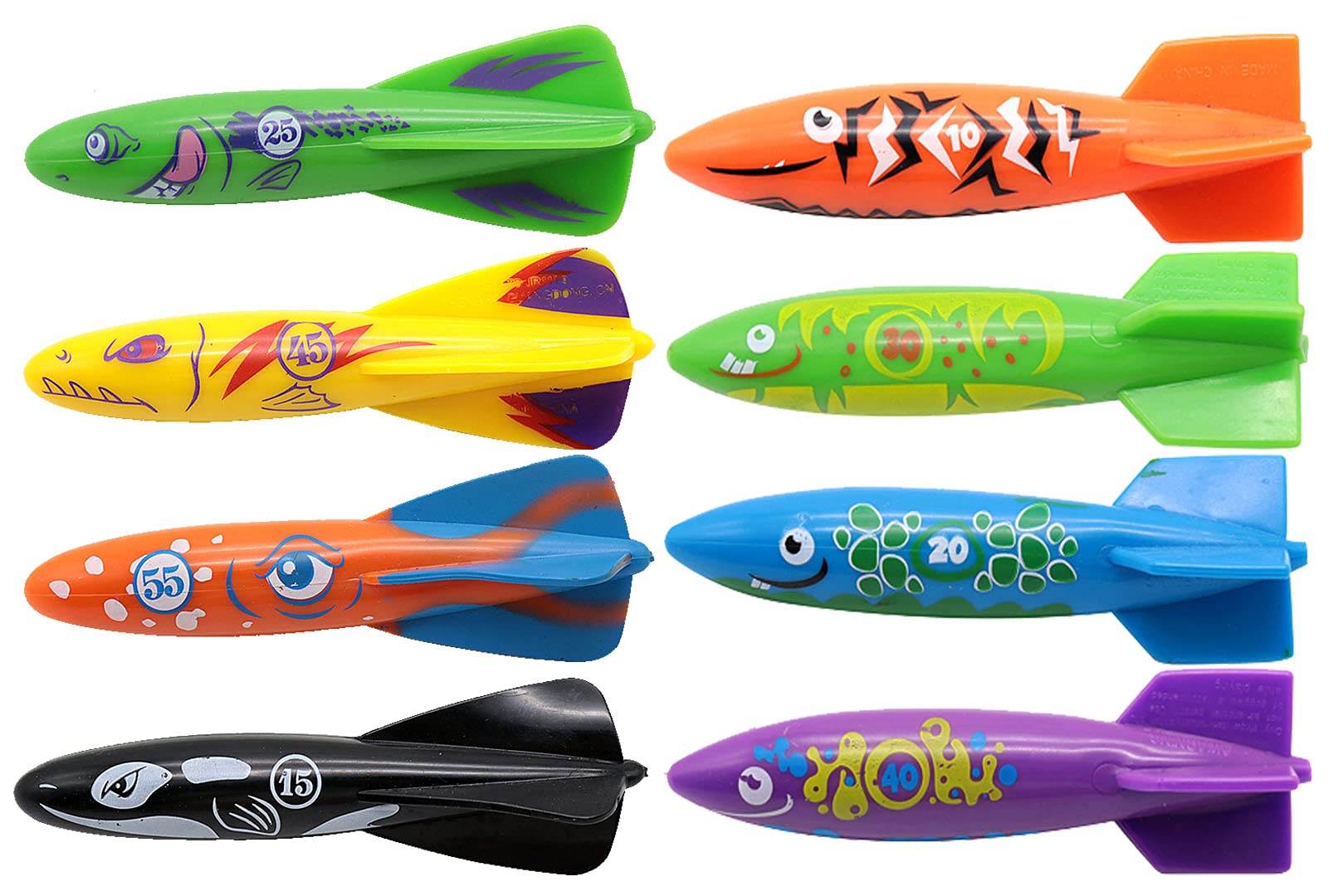 Foto 5 pulgar | Juguete De Buceo Carykon Gliding Shark Lanzando Torpedos 8 Unidades - Venta Internacional
