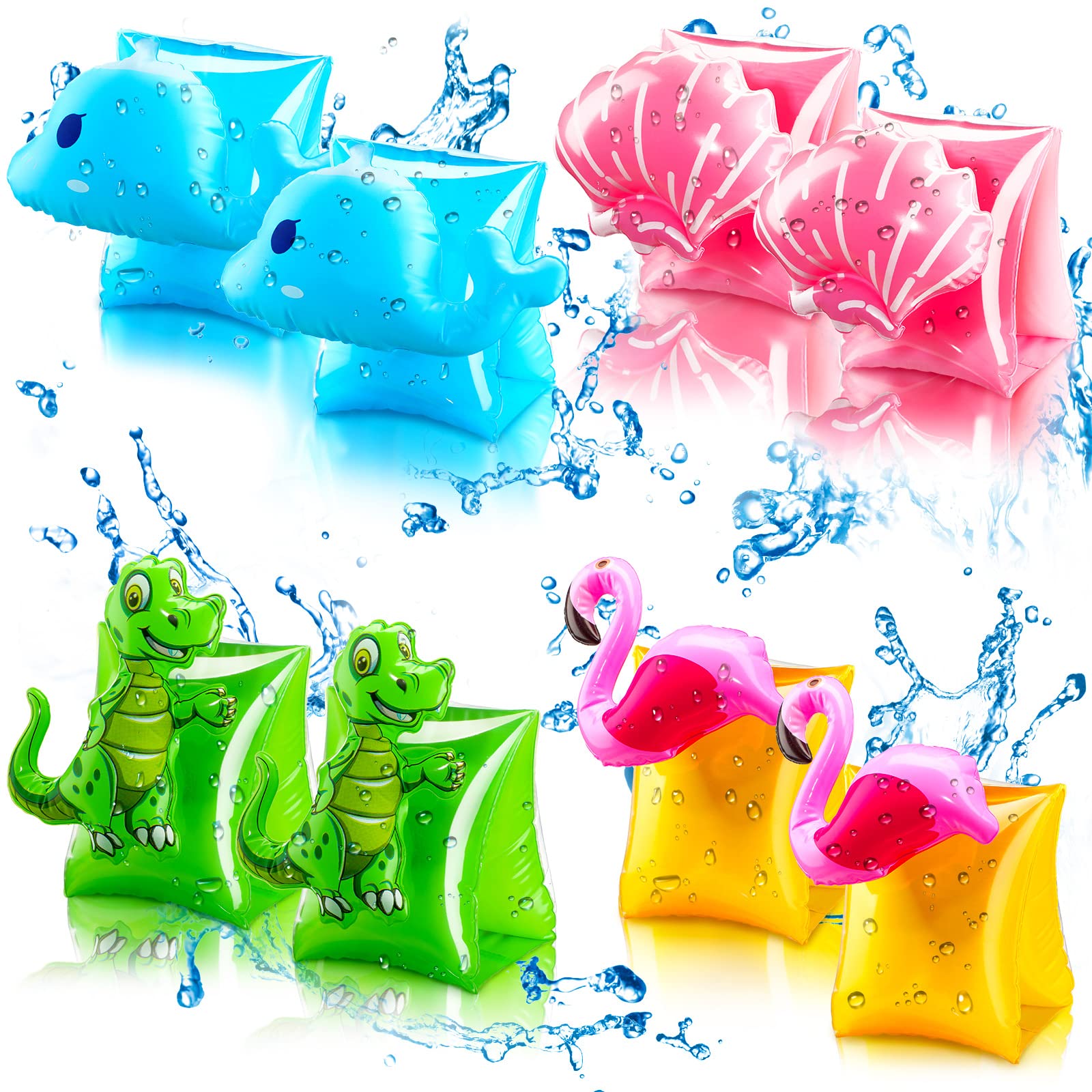 Foto 2 pulgar | Brazaletes Inflables De Natación Skylety Para Niños, 8 Unidades - Venta Internacional.