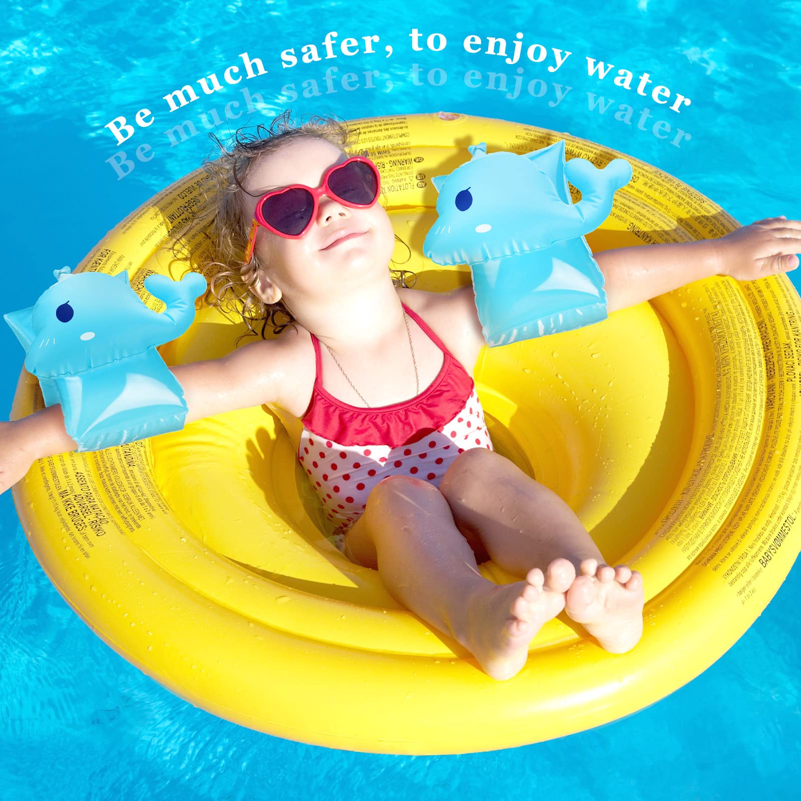 Foto 4 pulgar | Brazaletes Inflables De Natación Skylety Para Niños, 8 Unidades - Venta Internacional.