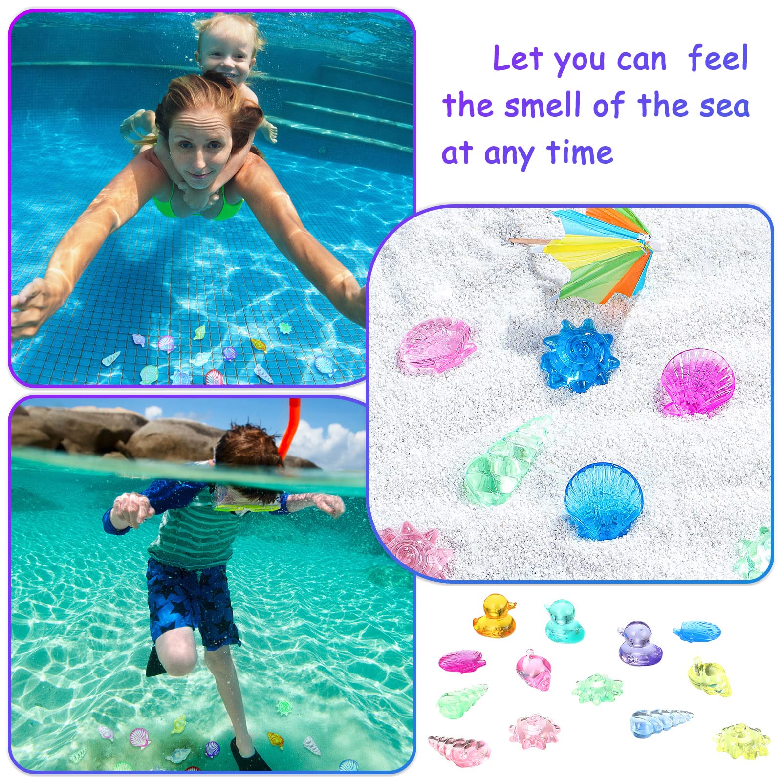 Foto 3 pulgar | Juguete De Piscina Diving Gem Con Temática De Skylety Ocean Para Niños, 24 Unidades - Venta Internacional.
