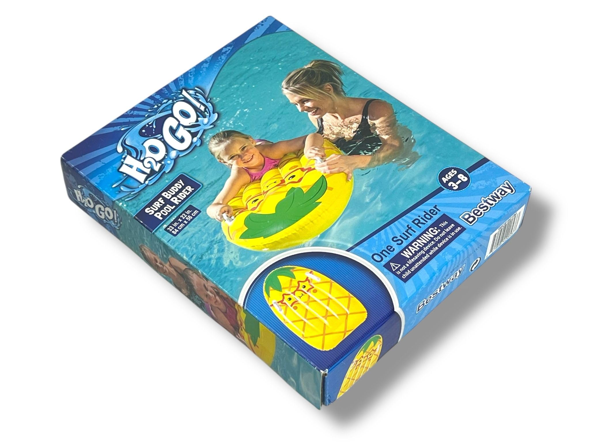 Foto 2 pulgar | Pool Float Bestway H2o Go Surf Buddy Pineapple Para Niños De 3 A 8 Años - Venta Internacional.
