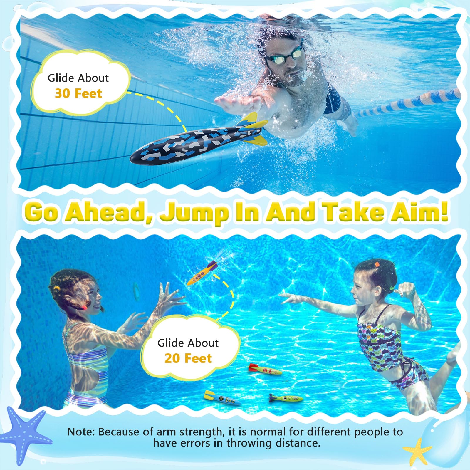 Foto 5 | Juguetes de Buceo en Piscina MoKo Multicolor 10 Piezas - Venta Internacional