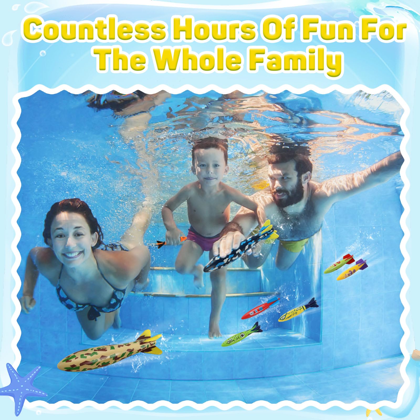 Foto 8 pulgar | Juguetes de Buceo en Piscina MoKo Multicolor 10 Piezas - Venta Internacional