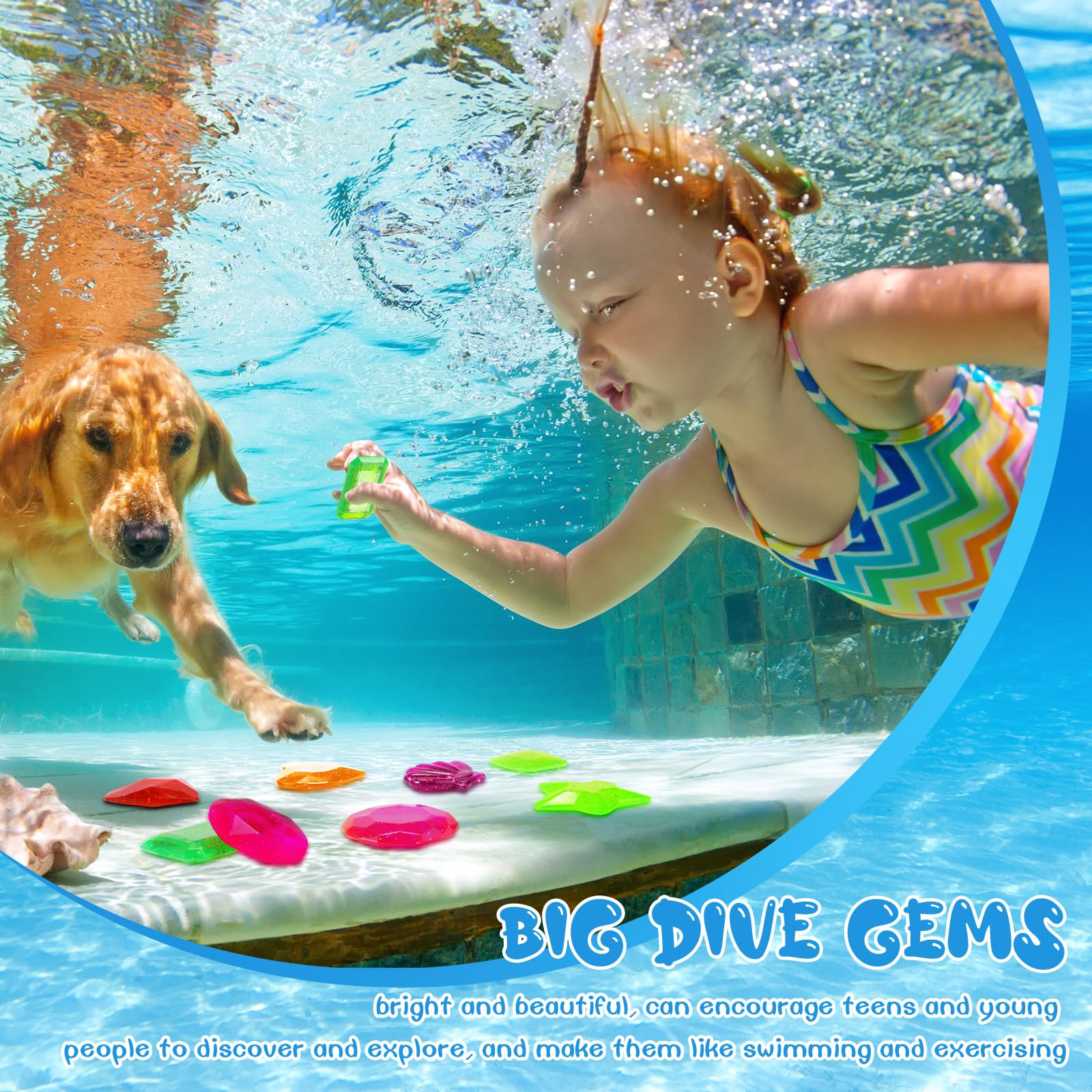 Foto 6 pulgar | Juguetes De Baño Diving Gems Zhanmai, 16 Unidades, Para Juegos De Piscina Para Niños - Venta Internacional.