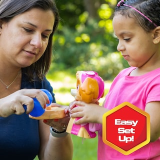 Foto 2 | Soplador De Burbujas Para Niños Pequeños Paw Patrol Skye Con Solución De Burbujas - Venta Internacional.