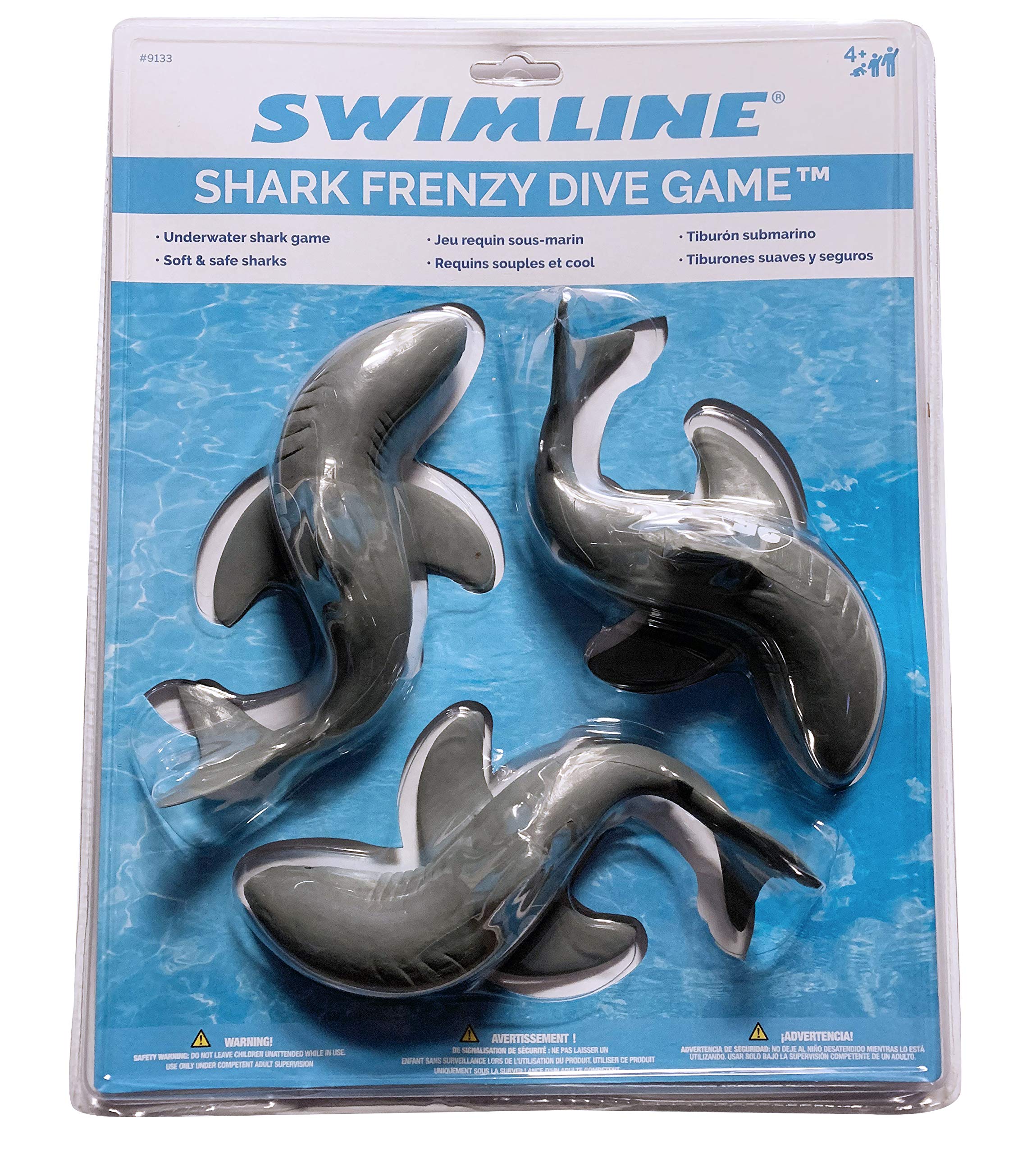 Foto 3 pulgar | Juguete De Buceo Swimline Dive Shark Frenzy, Paquete De 3 Unidades Para Niños En Piscinas Y Baños - Venta Internaciona