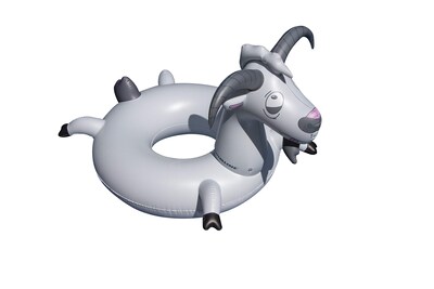 Foto 1 | Anillo De Natación Inflable Swimline Goat Grey 107 X 91 Cm Para Niños - Venta Internacional.