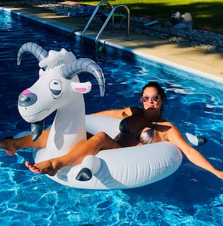 Foto 2 | Anillo De Natación Inflable Swimline Goat Grey 107 X 91 Cm Para Niños - Venta Internacional.