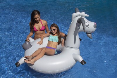 Foto 4 | Anillo De Natación Inflable Swimline Goat Grey 107 X 91 Cm Para Niños - Venta Internacional.