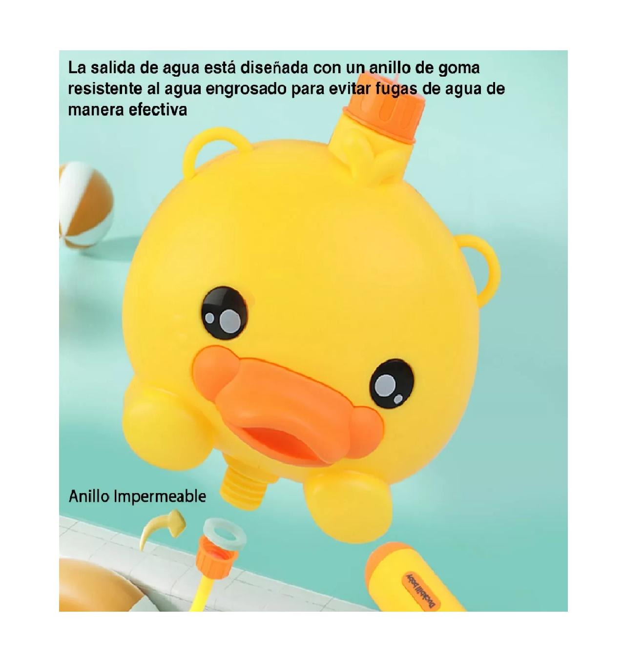 Foto 5 pulgar | Lanzador de Agua Belug de Patito Amarillo