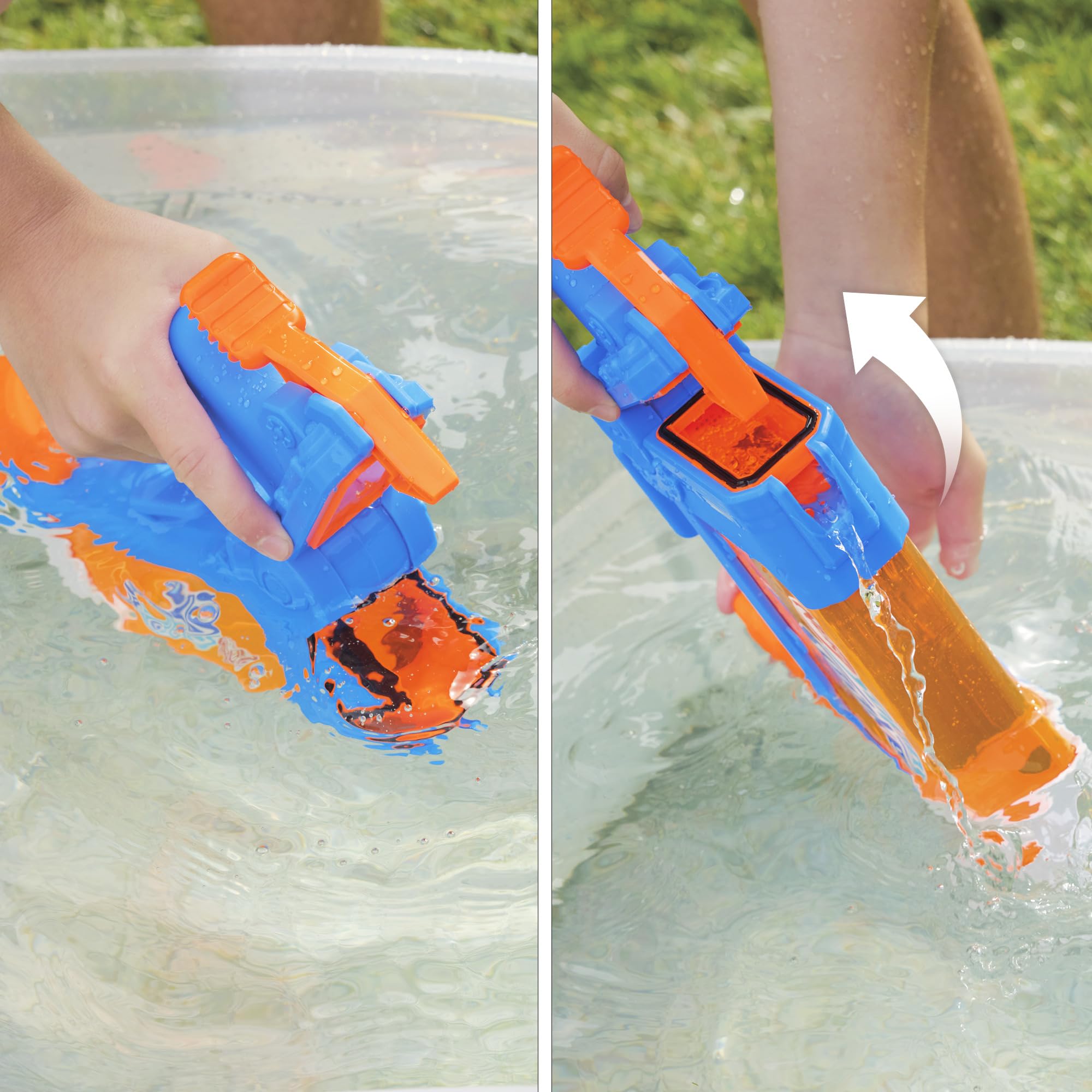 Foto 4 pulgar | Water Blaster Nerf Super Soaker Flip Fill, Tanque De 887 Ml, 6+ - Venta Internacional.