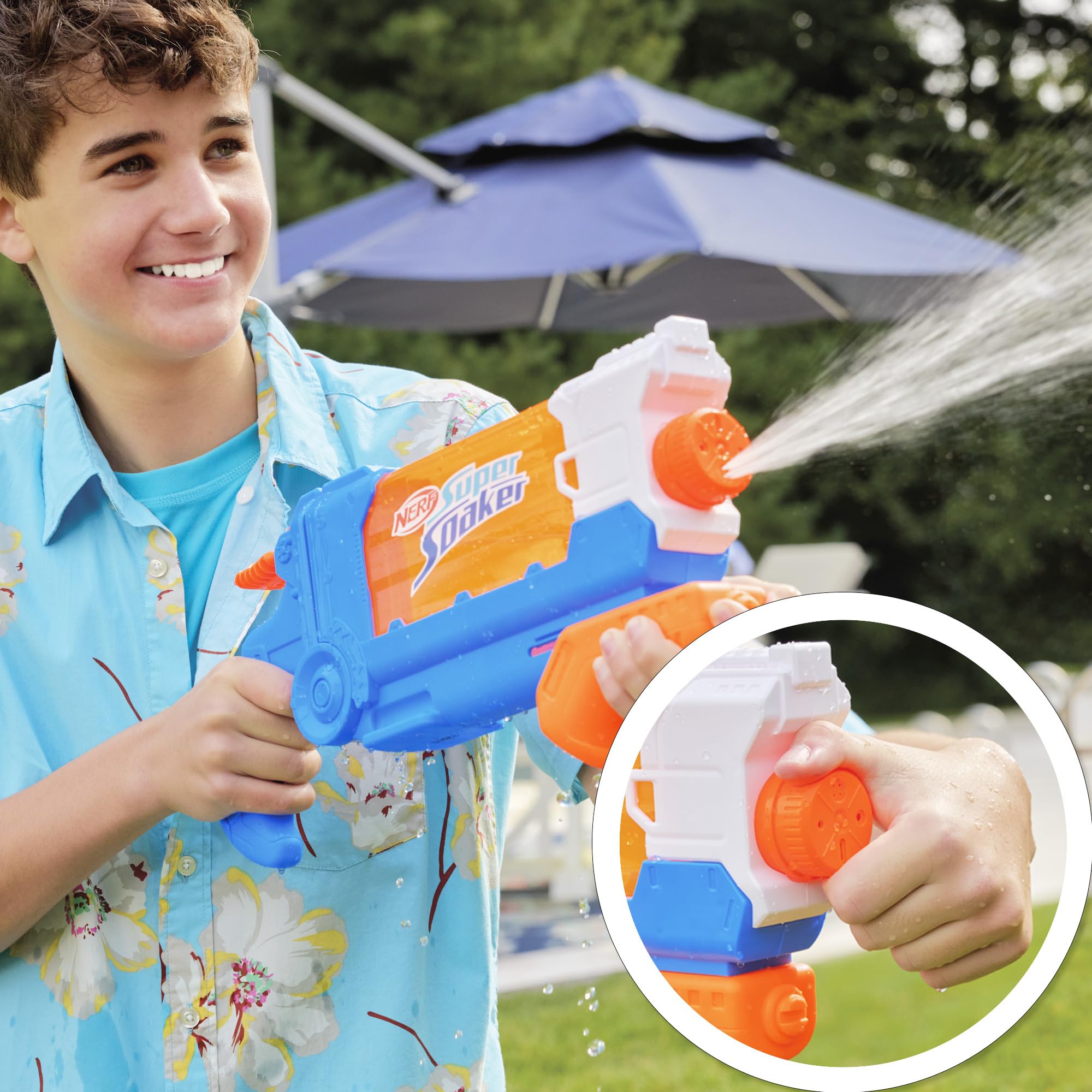 Foto 5 pulgar | Water Blaster Nerf Super Soaker Flip Fill, Tanque De 887 Ml, 6+ - Venta Internacional.