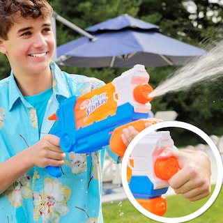 Foto 4 | Water Blaster Nerf Super Soaker Flip Fill, Tanque De 887 Ml, 6+ - Venta Internacional.