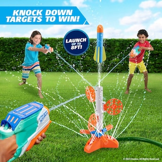 Foto 3 | Aspersor Nerf Super Soaker Skyblast Target Para Niños - Venta Internacional.