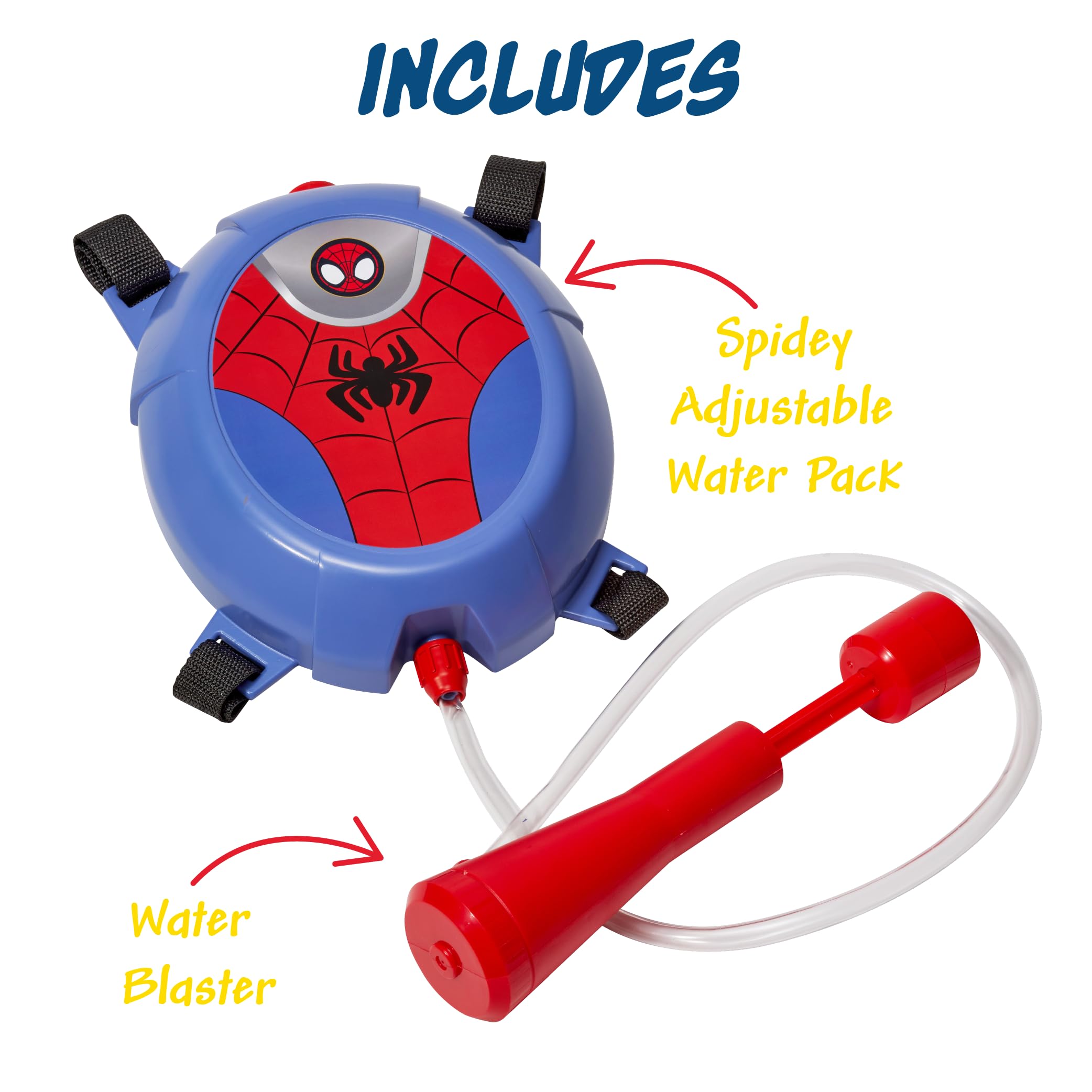 Foto 3 pulgar | Mochila De Agua Water Blaster Spiderman Para Niños - Venta Internacional.