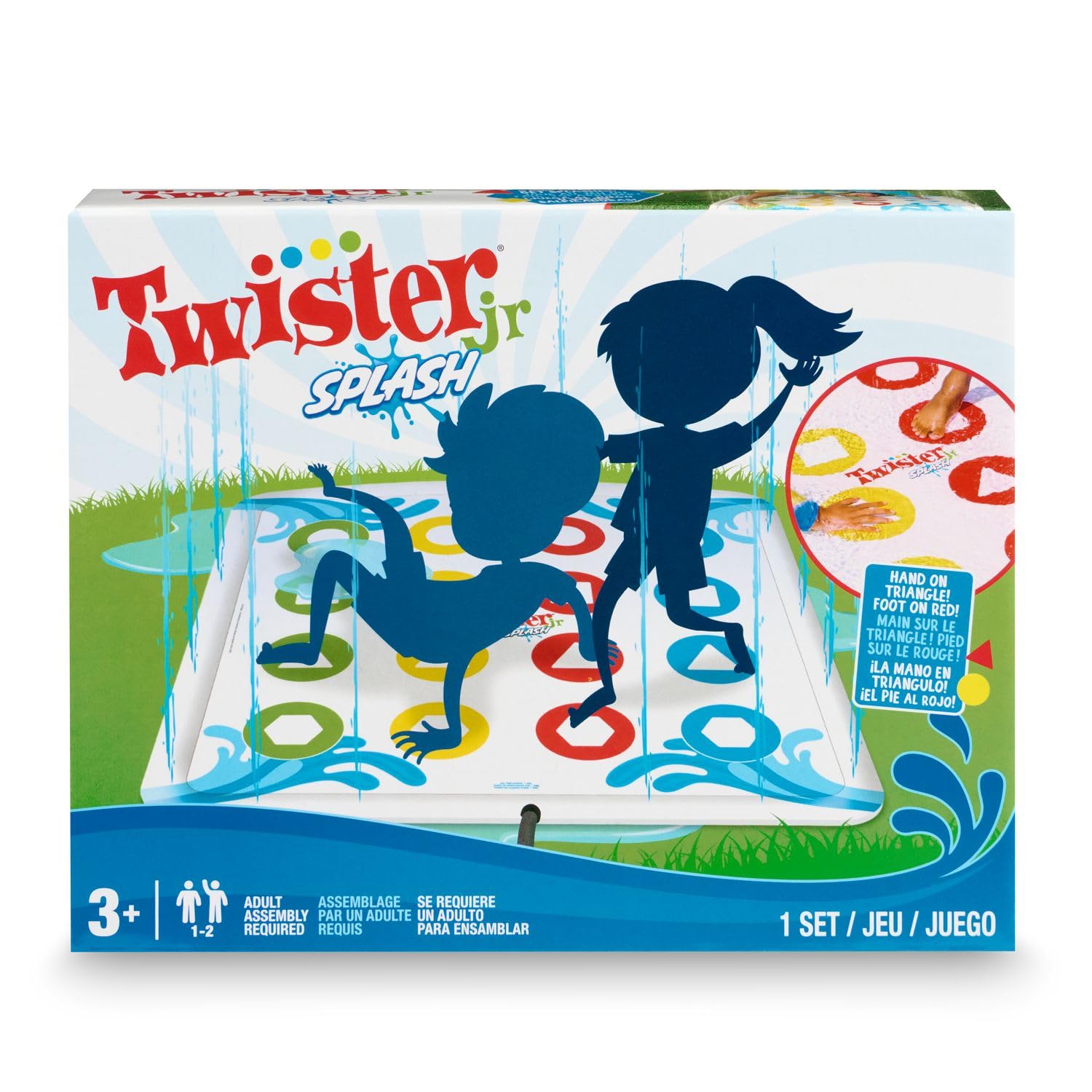 Foto 2 pulgar | Juego Inflable Water Twister Para Exteriores Hasbro Twister Jr. - Venta Internacional.