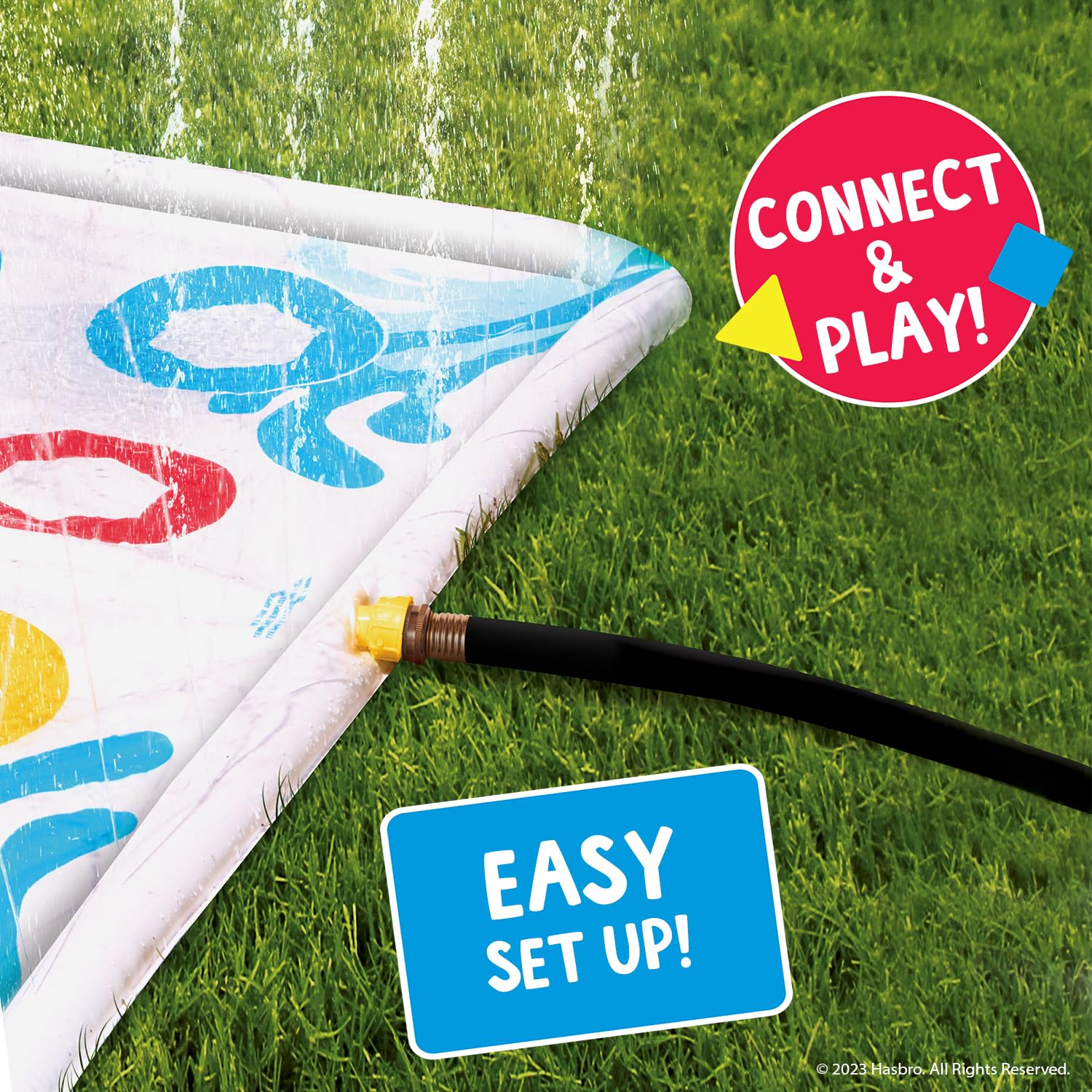 Foto 2 | Juego Inflable Water Twister Para Exteriores Hasbro Twister Jr. - Venta Internacional.