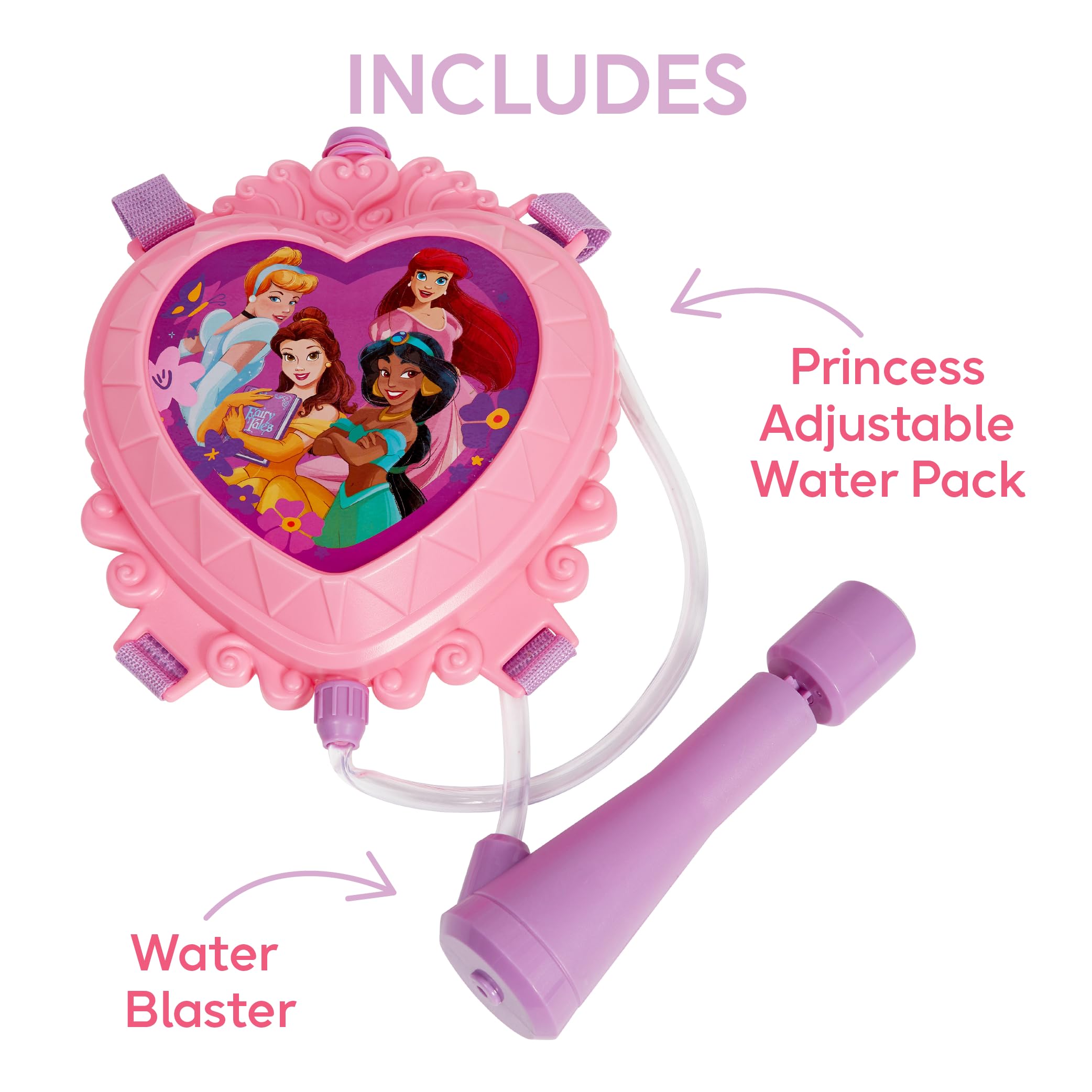 Foto 3 pulgar | Mochila De Agua Water Blaster Disney Princess Para Niños - Venta Internacional.