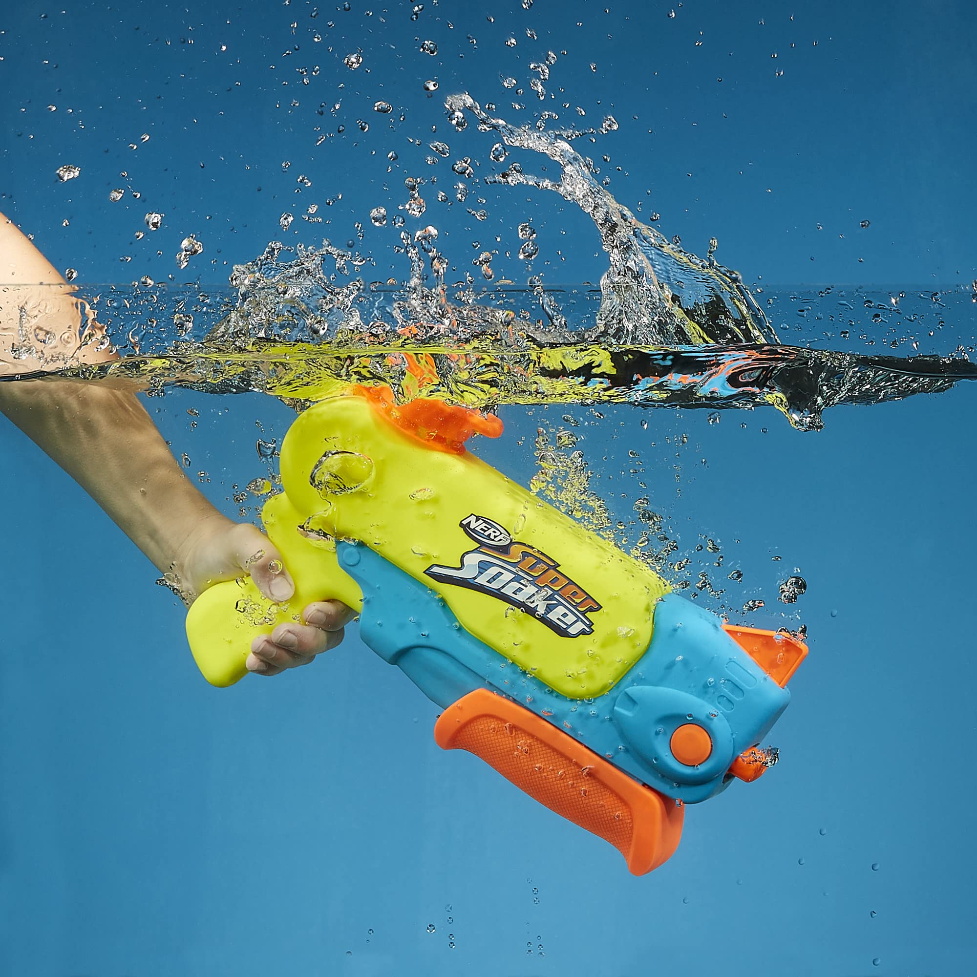 Foto 5 pulgar | Aerosol Water Blaster Nerf Super Soaker Wave Wild Wave, 887 Ml - Venta Internacional.
