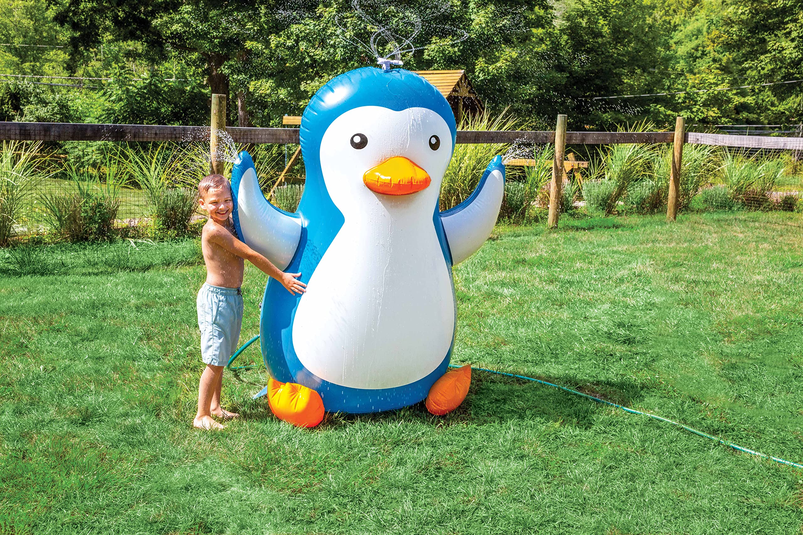 Foto 6 pulgar | Lanzador de Agua Bigmouth Inc. Pingüino Gigante 1,5 m para Niños - Venta Internacional