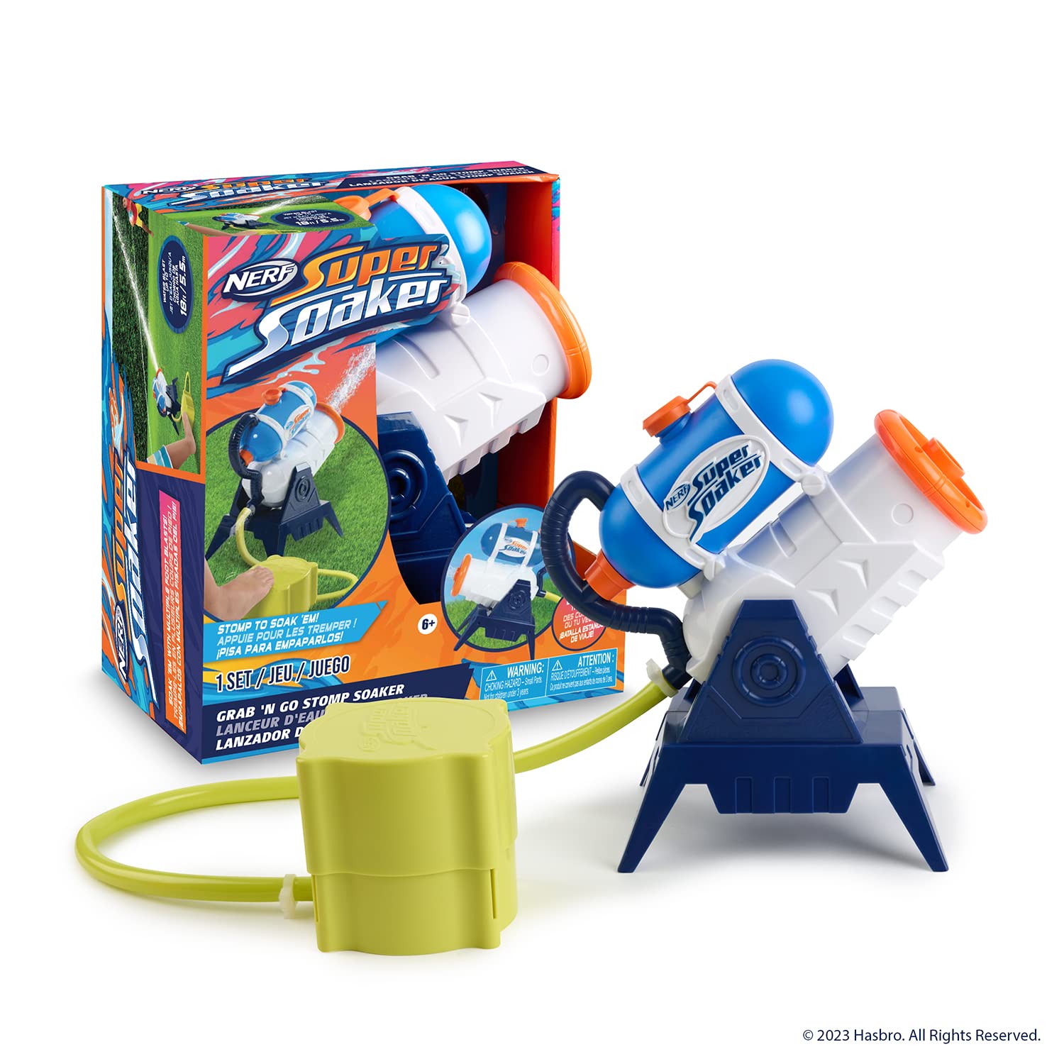 Foto 3 pulgar | Lanzador de Agua Nerf Super Soaker Grab 'n Go Stomp - Venta Internacional