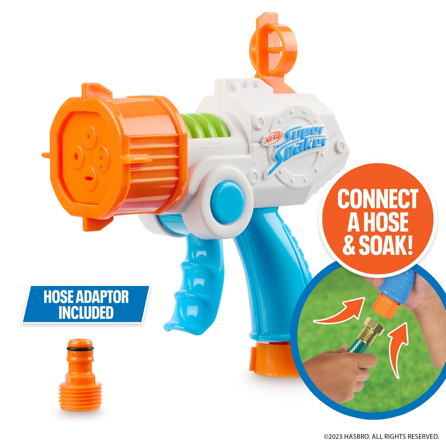 Foto 3 pulgar | Lanzador Water Blaster Nerf Super Soaker Quadblast - Venta Internacional.