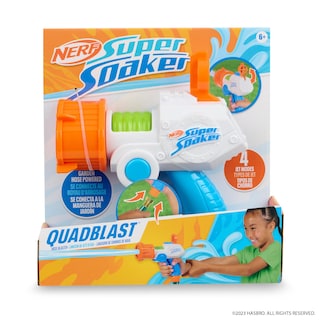 Foto 3 | Lanzador Water Blaster Nerf Super Soaker Quadblast - Venta Internacional.