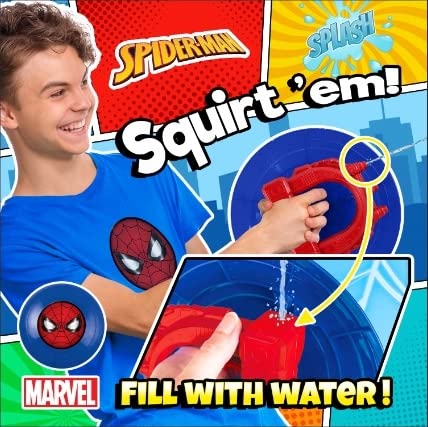 Foto 6 pulgar | Water Gun Blaster Ja-ru Marvel Avengers Spiderman y Captain America Shield 2 Unidades - Venta Internacional