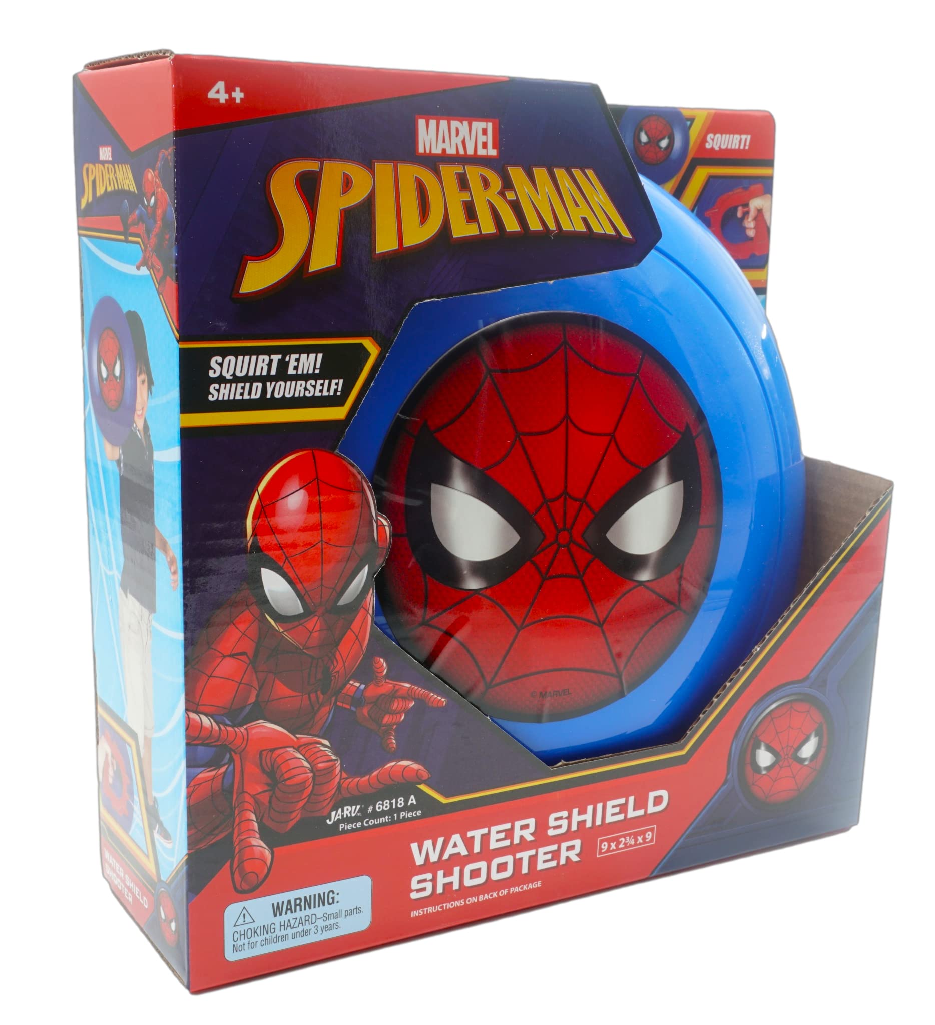 Foto 8 pulgar | Water Gun Blaster Ja-ru Marvel Avengers Spiderman y Captain America Shield 2 Unidades - Venta Internacional