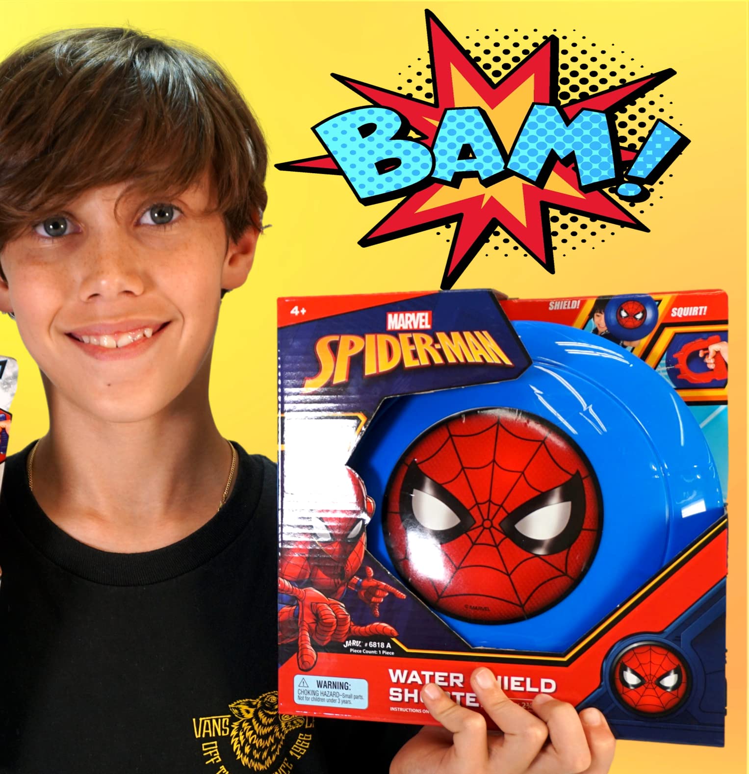 Foto 3 pulgar | Juguete Con Pistola De Agua Y Escudo Ja-ru Marvel Spiderman - Venta Internacional.
