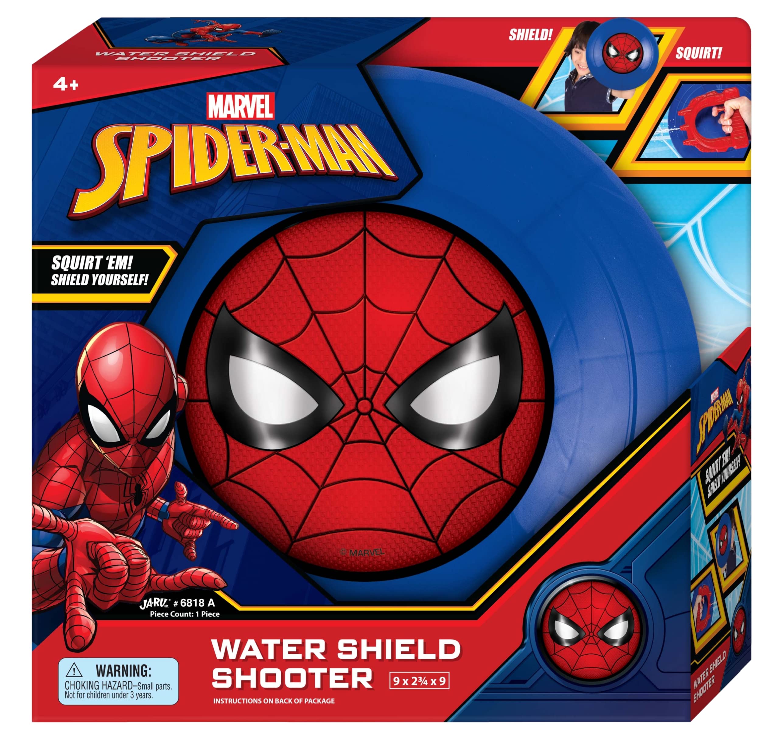 Foto 8 pulgar | Juguete Con Pistola De Agua Y Escudo Ja-ru Marvel Spiderman - Venta Internacional.