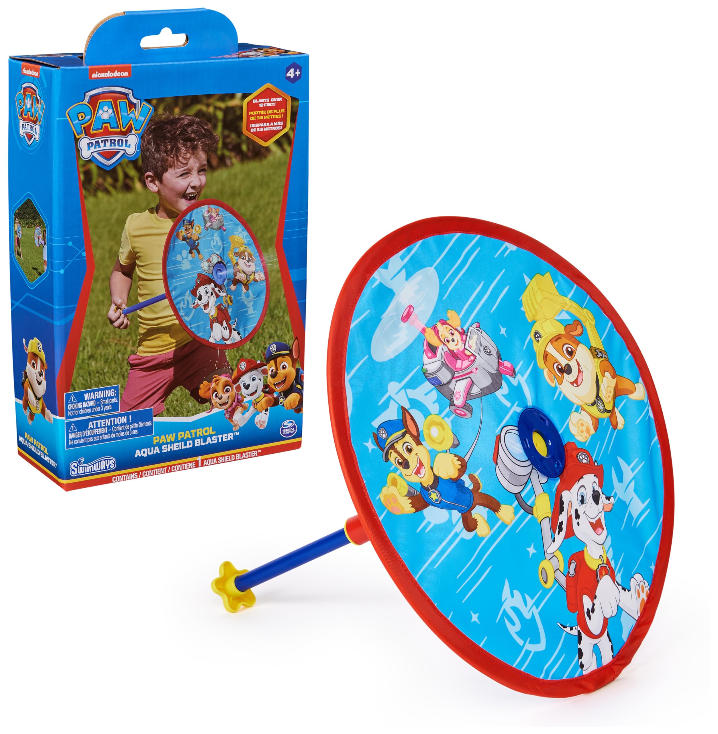 Lanzador de Agua SwimWays Paw Patrol Aqua Shield Blaster - Venta Internacional