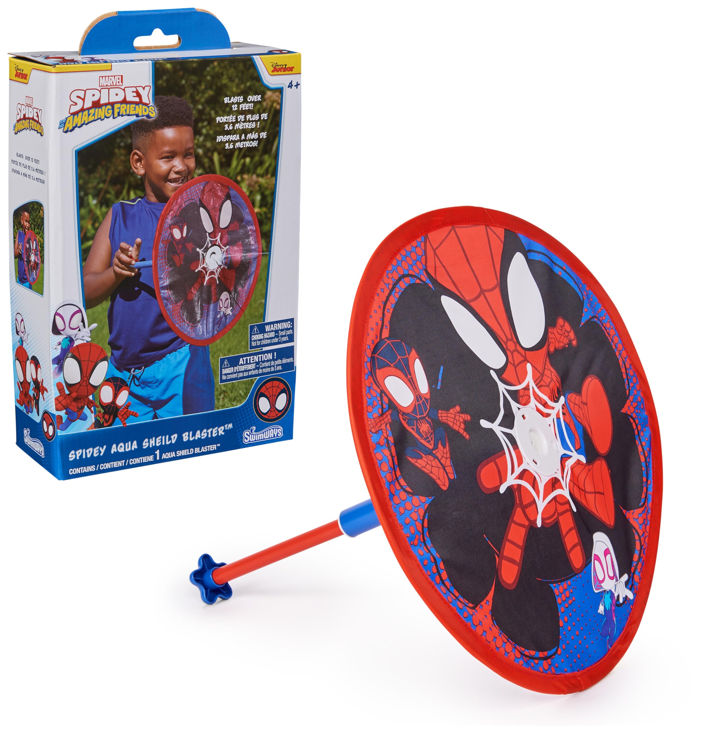 Foto 2 pulgar | Lanzador de Agua SwimWays Marvel Spidey Aqua Shield Blaster - Venta Internacional