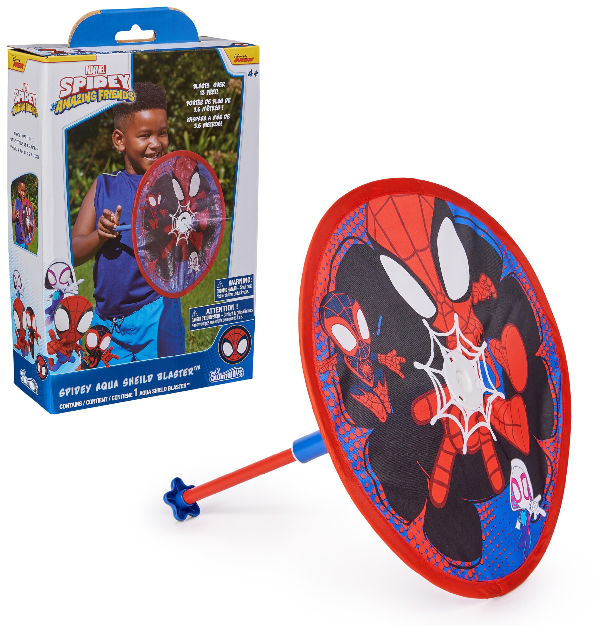 Lanzador de Agua SwimWays Marvel Spidey Aqua Shield Blaster - Venta Internacional