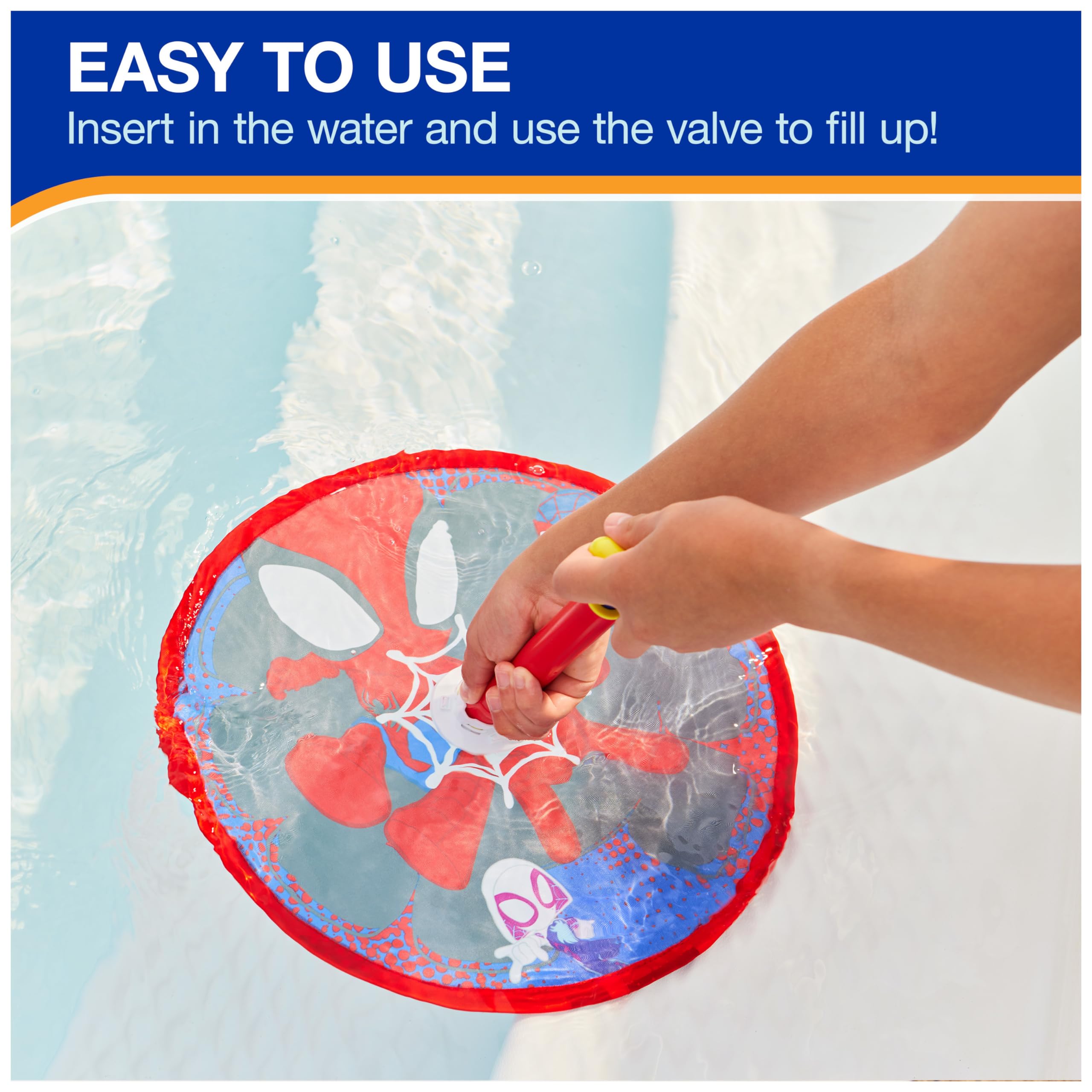 Foto 4 pulgar | Lanzador de Agua SwimWays Marvel Spidey Aqua Shield Blaster - Venta Internacional