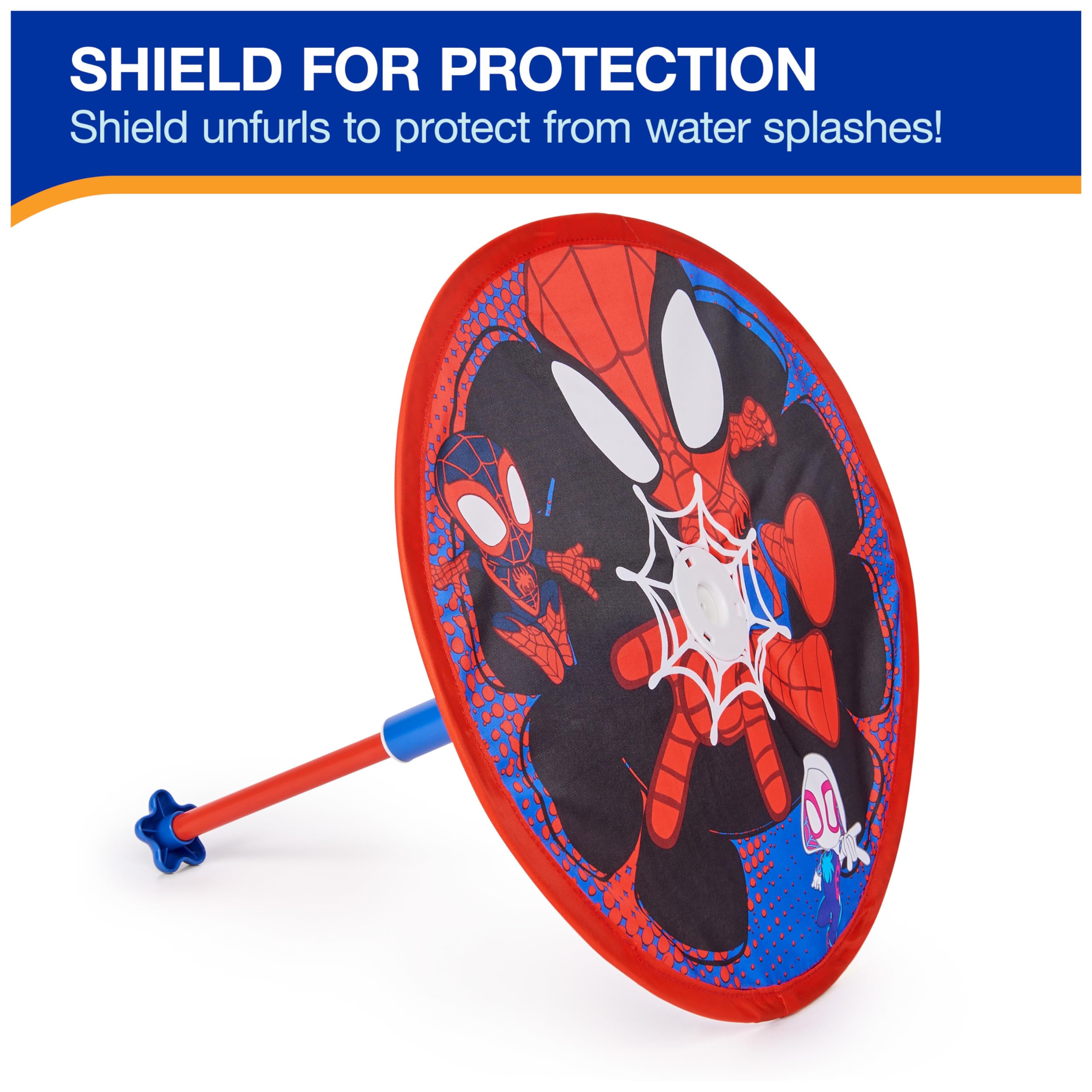 Foto 5 pulgar | Lanzador de Agua SwimWays Marvel Spidey Aqua Shield Blaster - Venta Internacional