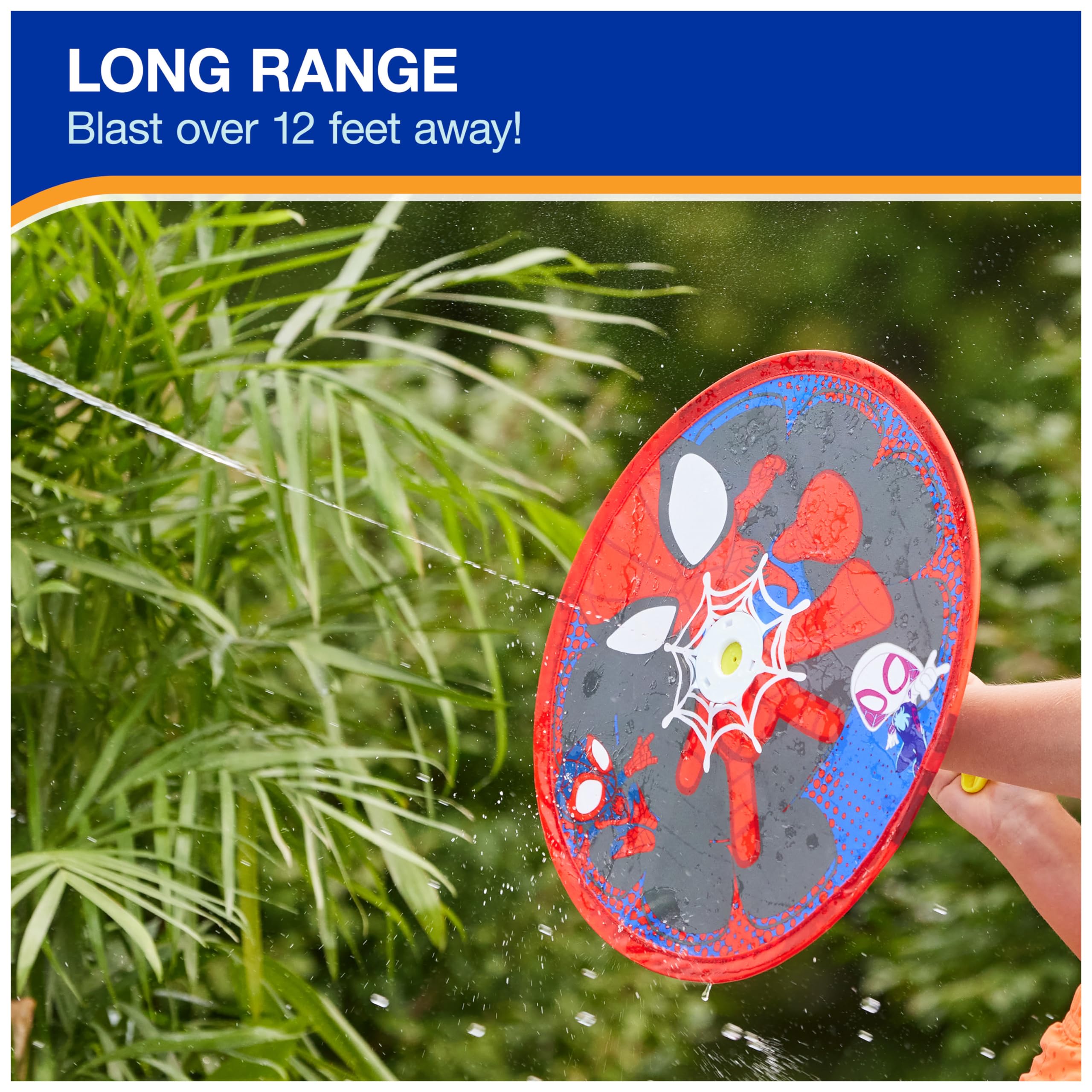 Foto 6 pulgar | Lanzador de Agua SwimWays Marvel Spidey Aqua Shield Blaster - Venta Internacional