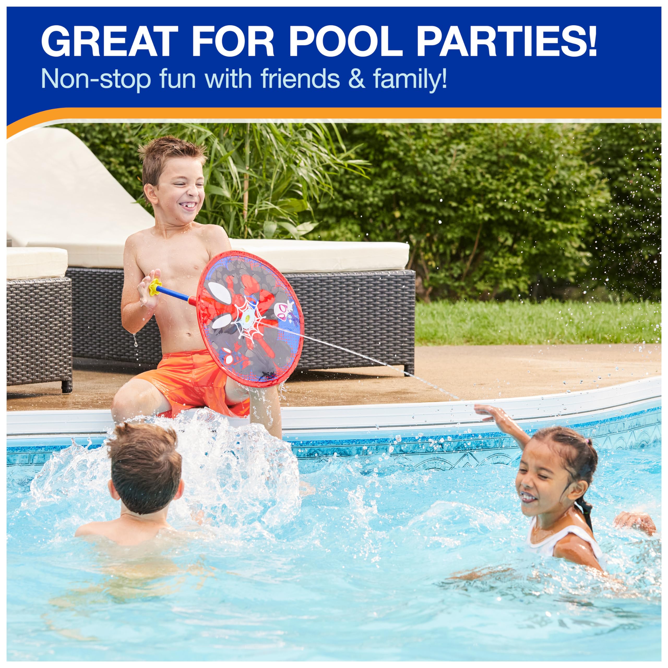 Foto 6 | Lanzador de Agua SwimWays Marvel Spidey Aqua Shield Blaster - Venta Internacional